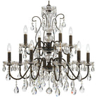 Crystorama - Butler Chandelier - 3029-EB-CL-SAQ - Canada Light Shop