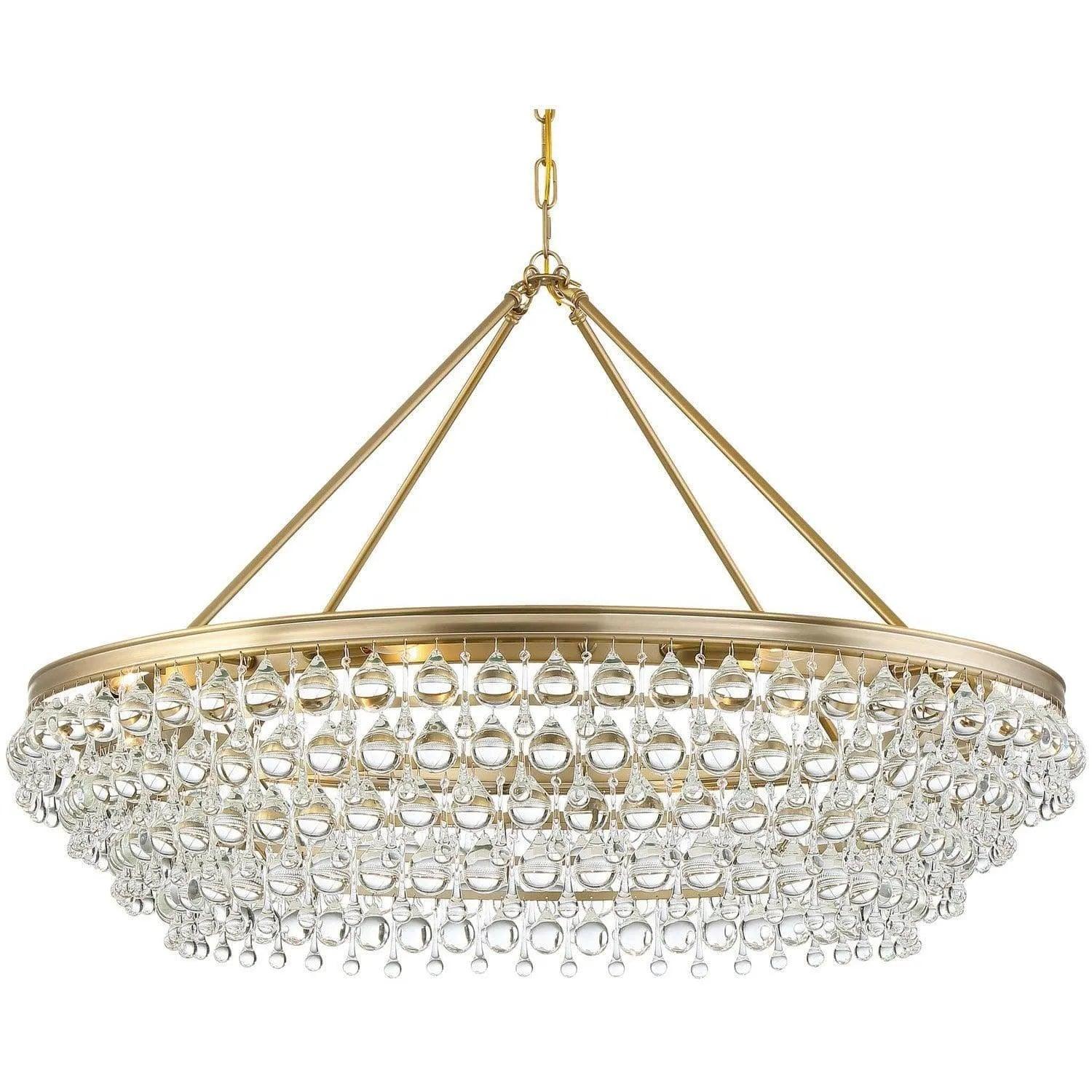 Crystorama - Calypso Eight Light Chandelier - 278-VG - Canada Light Shop