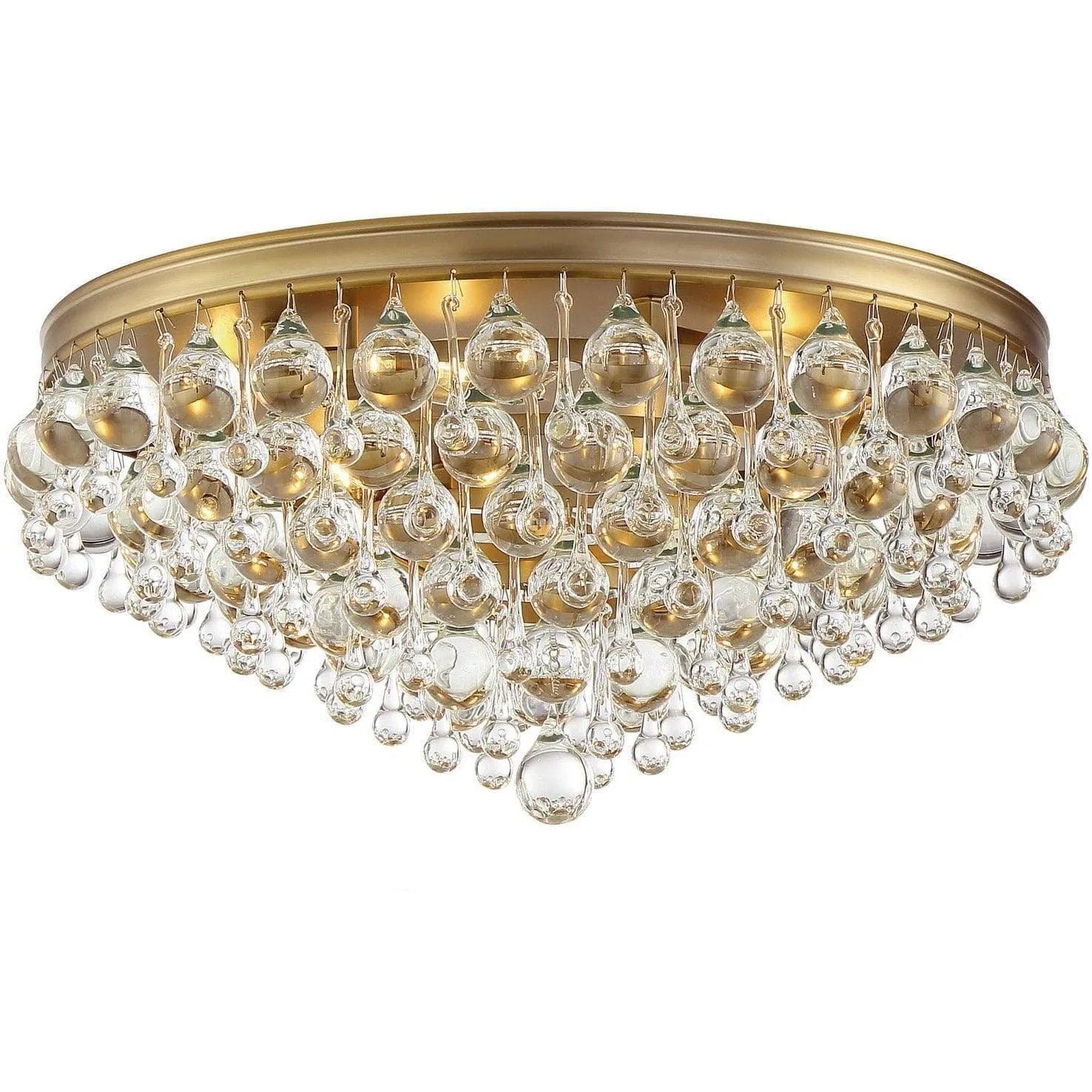 Crystorama - Calypso Six Light Ceiling Mount - 138-VG - Canada Light Shop