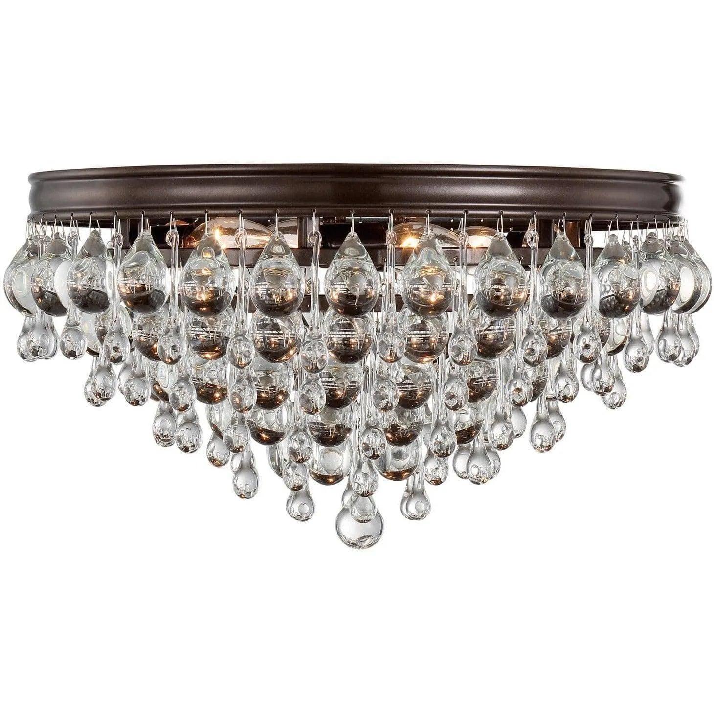Crystorama - Calypso Six Light Ceiling Mount - 138-VZ - Canada Light Shop