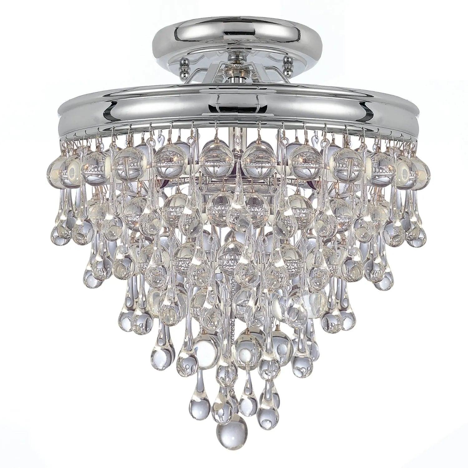 Crystorama - Calypso Three Light Ceiling Mount - 130-CH_CEILING - Canada Light Shop