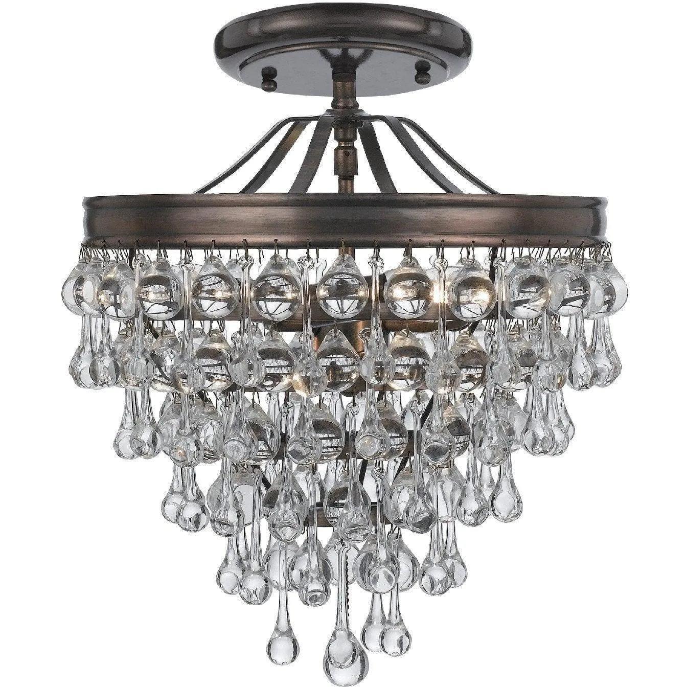 Crystorama - Calypso Three Light Ceiling Mount - 130-VZ_CEILING - Canada Light Shop