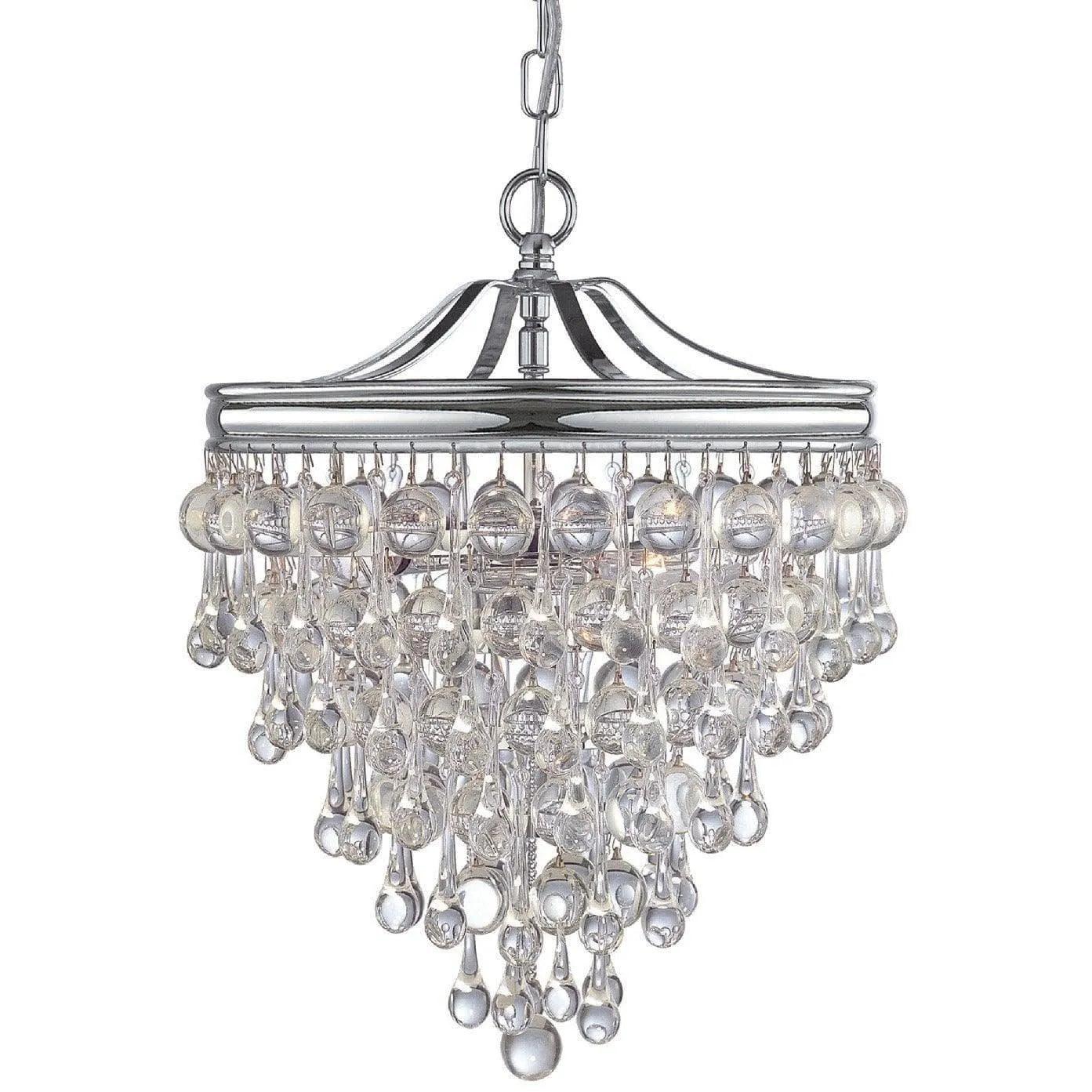 Crystorama - Calypso Three Light Mini Chandelier - 130-CH - Canada Light Shop