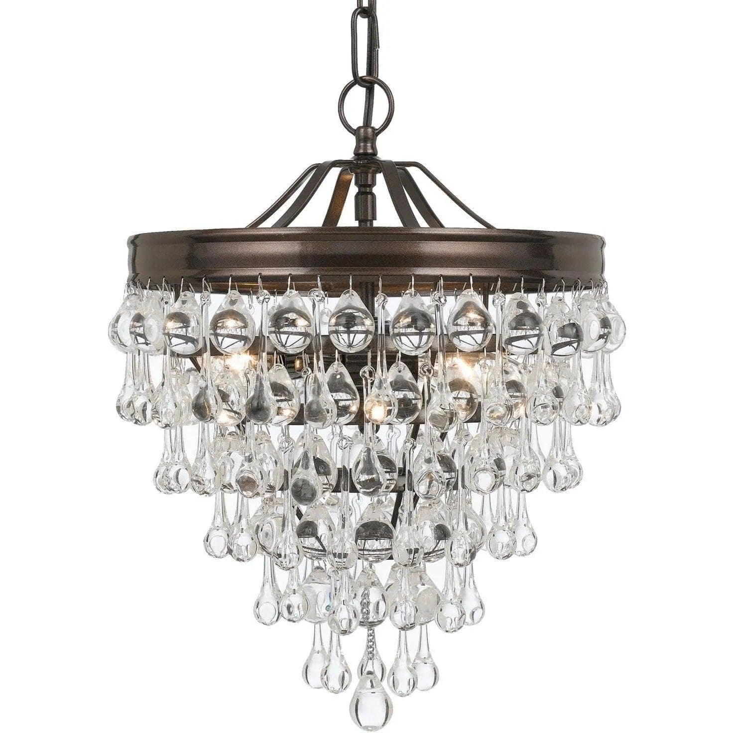 Crystorama - Calypso Three Light Mini Chandelier - 130-VZ - Canada Light Shop