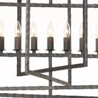 Crystorama - Capri Nine Light Chandelier - 337-RS - Canada Light Shop
