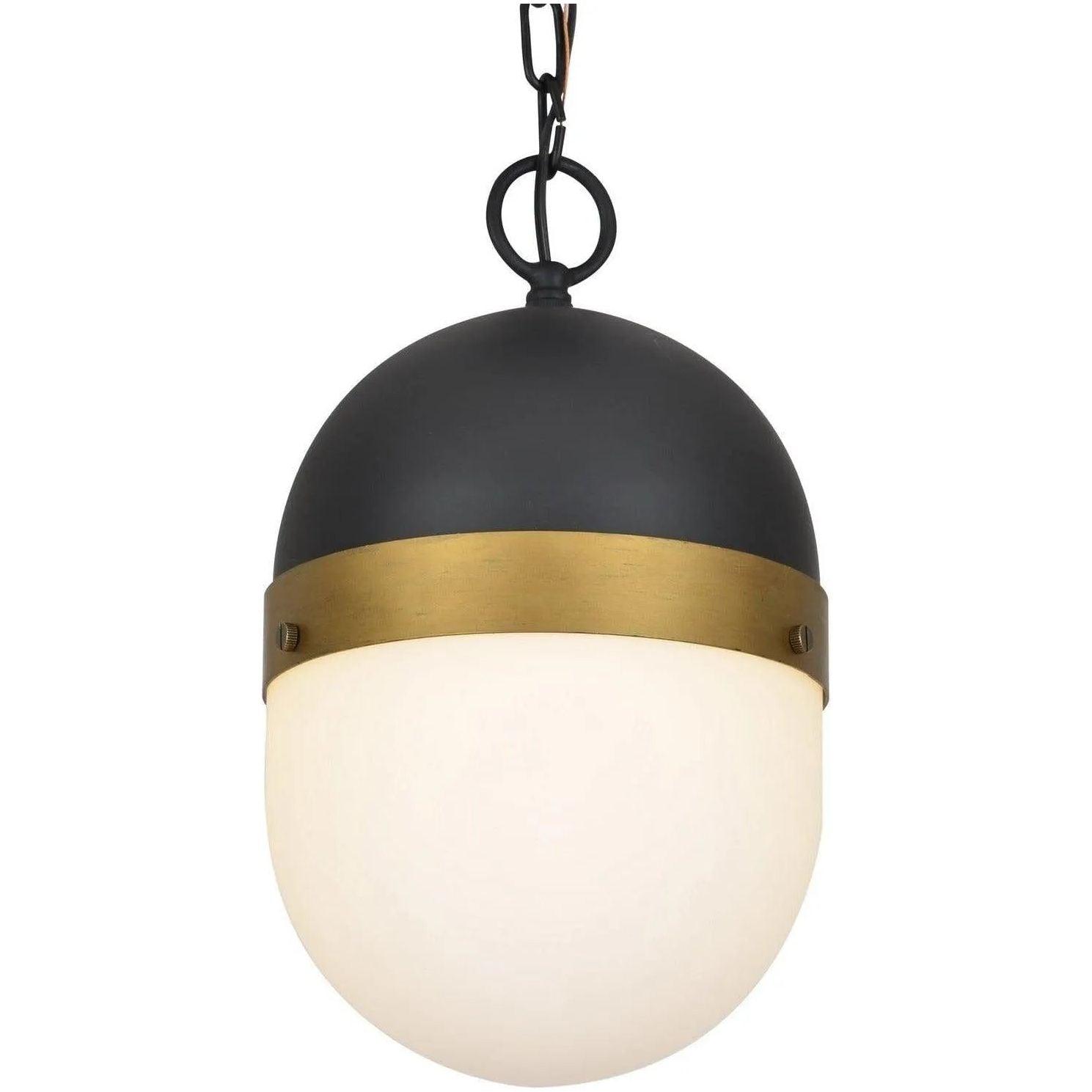 Crystorama - Capsule One Light Outdoor Pendant - CAP-8507-MK-TG - Canada Light Shop