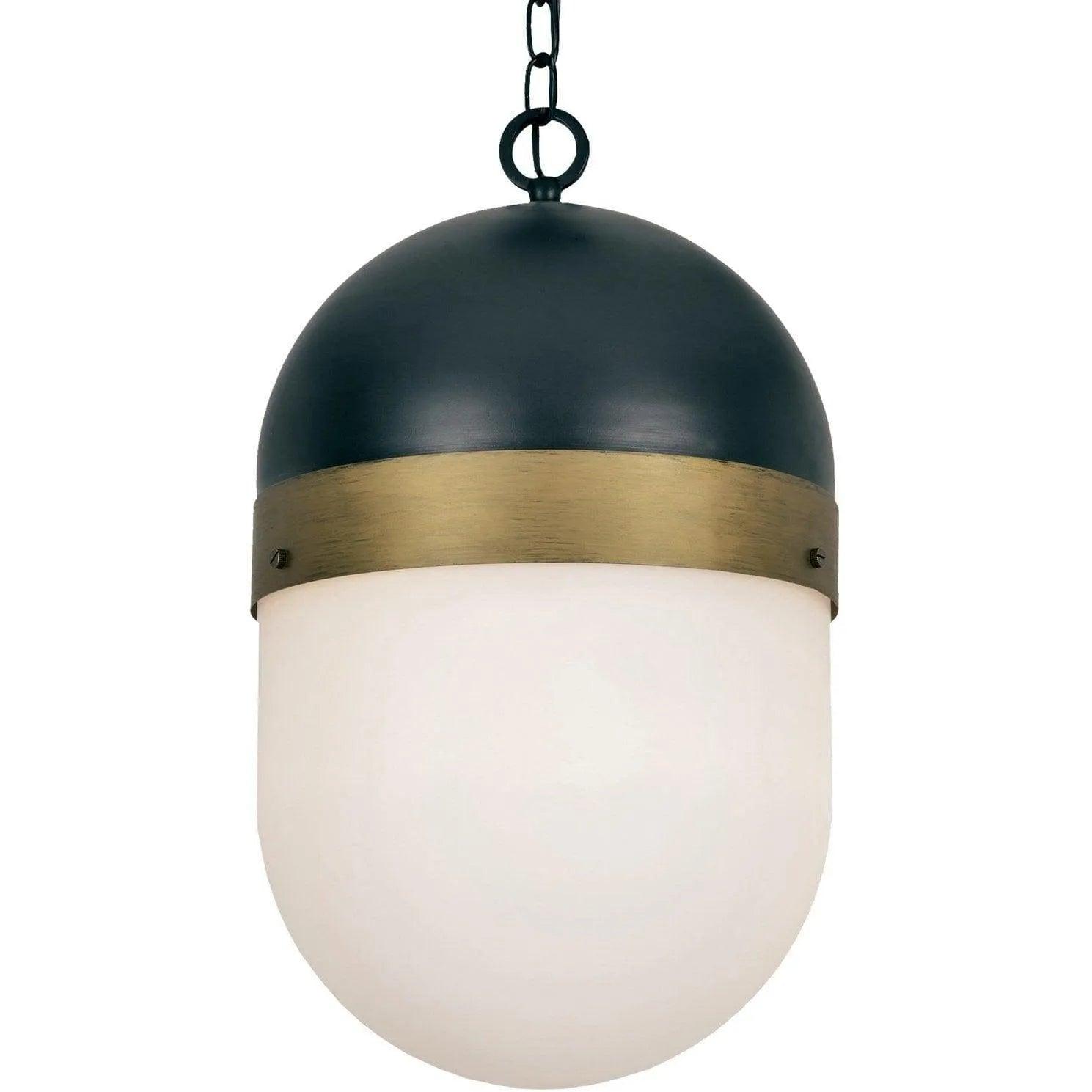 Crystorama - Capsule Three Light Outdoor Pendant - CAP-8506-MK-TG - Canada Light Shop