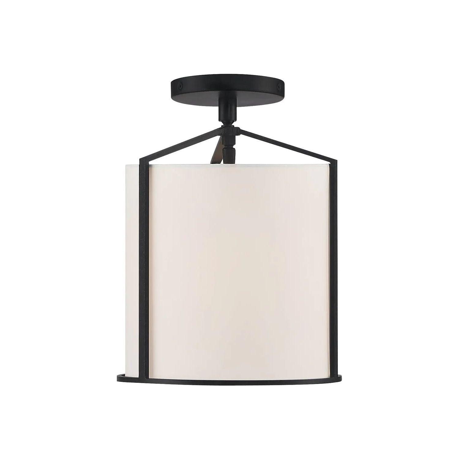 Crystorama - Carlyn Ceiling Mount - CAR-9201-BK_CEILING - Canada Light Shop