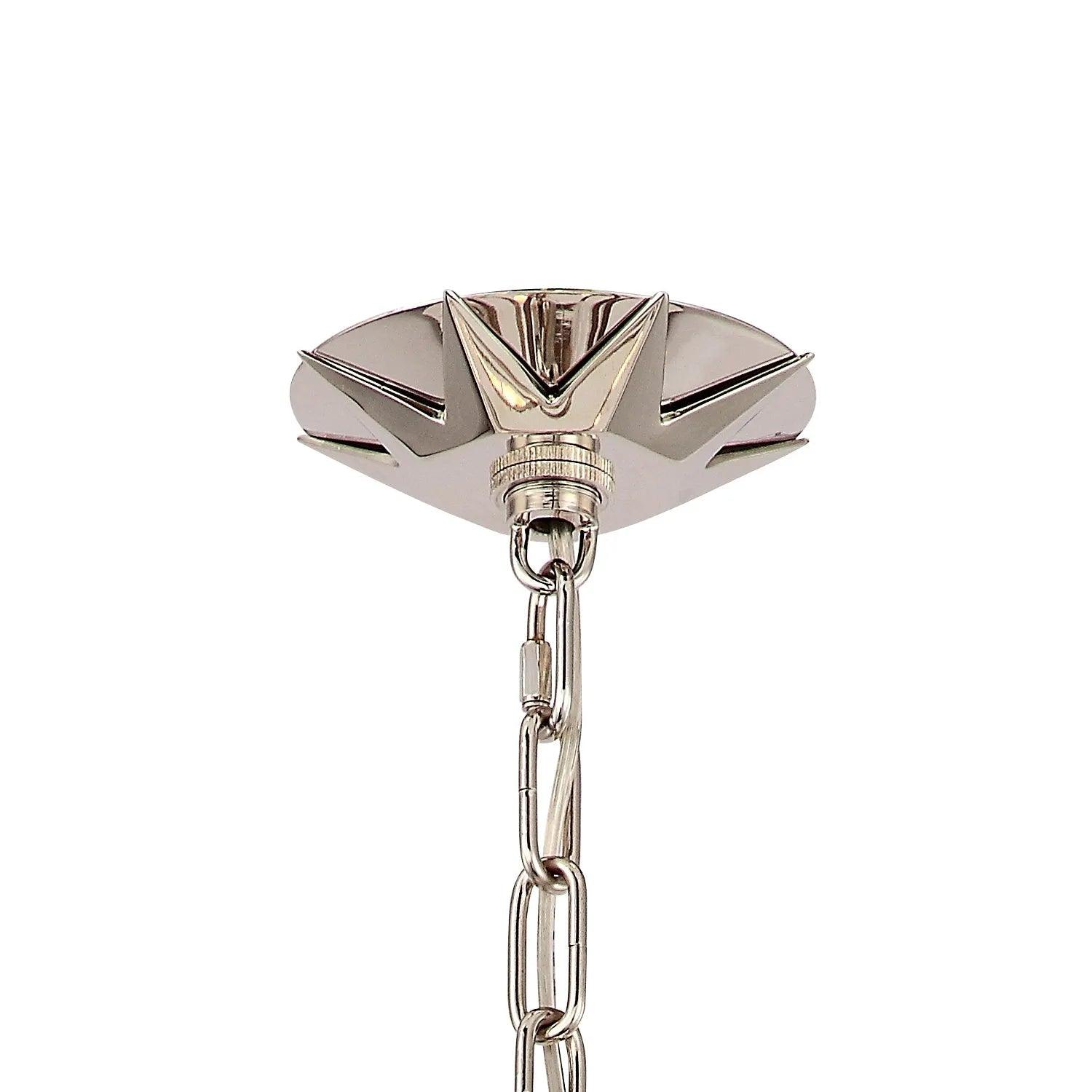 Crystorama - Carson Four Light Chandelier - 8854-PN - Canada Light Shop