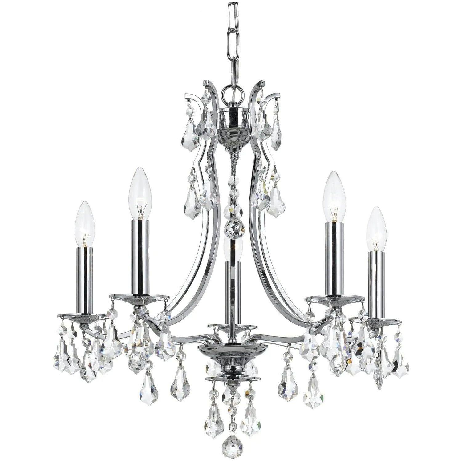Crystorama - Cedar Chandelier - 5935-CH-CL-S - Canada Light Shop