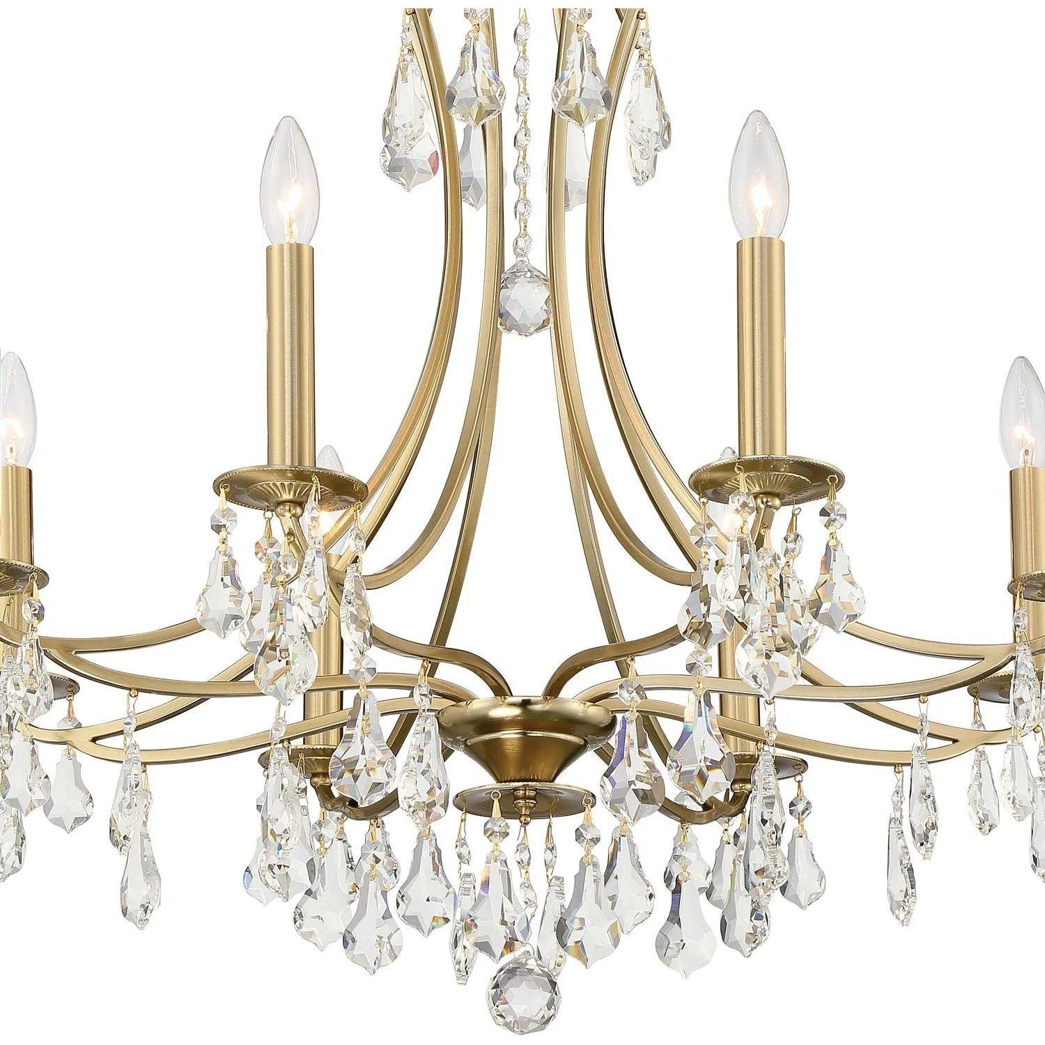 Crystorama - Cedar Chandelier - 5938-CH-CL-MWP - Canada Light Shop
