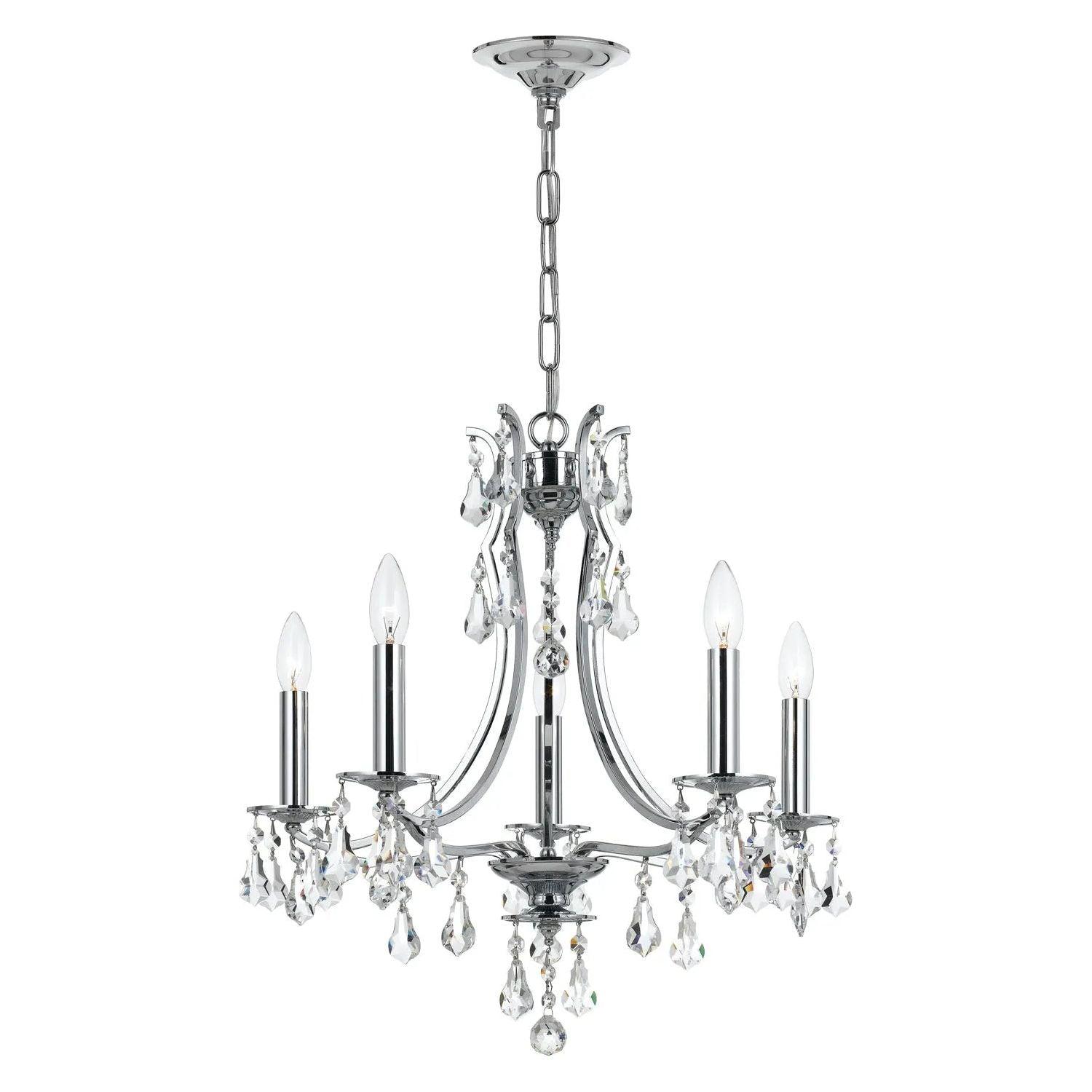 Crystorama - Cedar Chandelier - 5938-CH-CL-MWP - Canada Light Shop