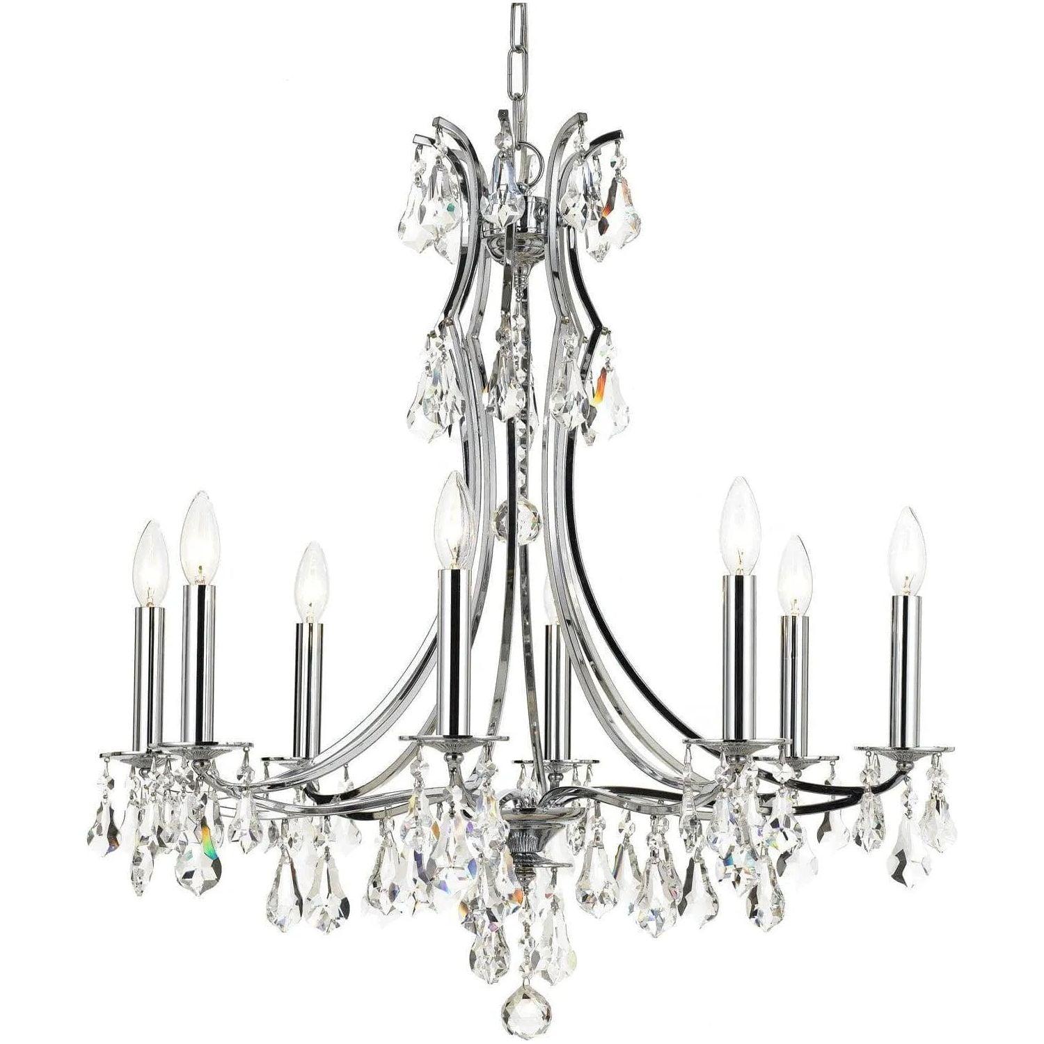 Crystorama - Cedar Chandelier - 5938-CH-CL-S - Canada Light Shop