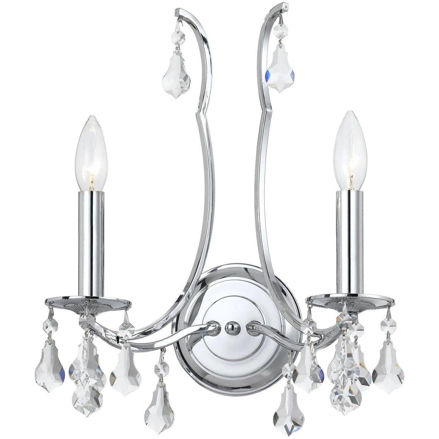 Crystorama - Cedar Wall Sconce - 5932-CH-CL-MWP - Canada Light Shop