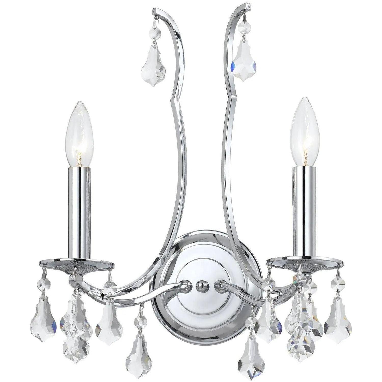 Crystorama - Cedar Wall Sconce - 5932-CH-CL-S - Canada Light Shop