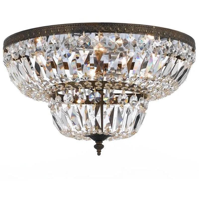 Crystorama - Ceiling Mount Six Light Ceiling Mount - 724-EB-CL-MWP - Canada Light Shop