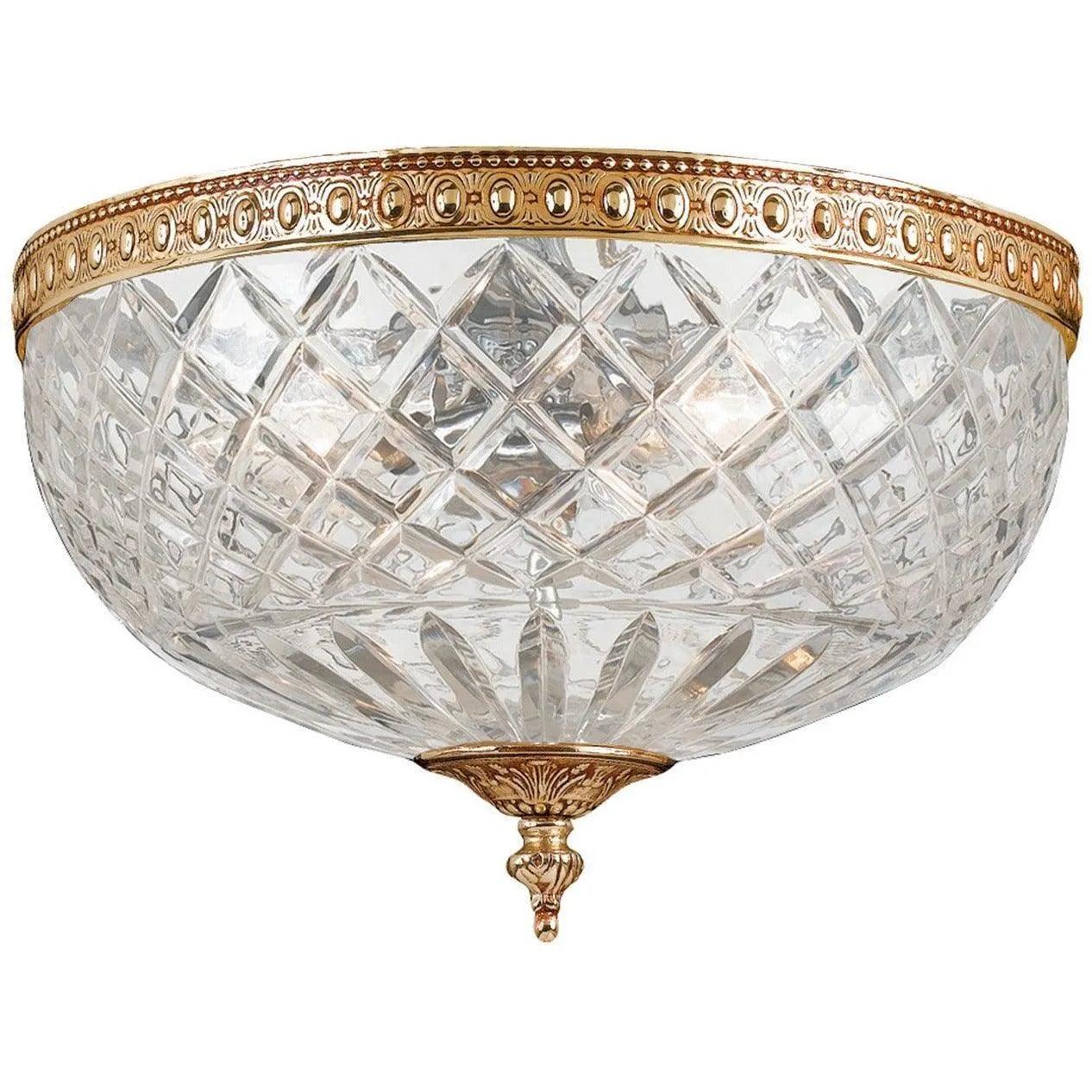 Crystorama - Ceiling Mount Three Light Ceiling Mount - 117-12-OB - Canada Light Shop