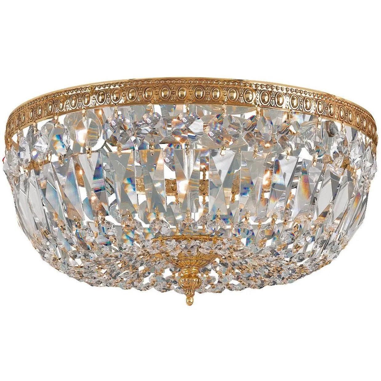 Crystorama - Ceiling Mount Three Light Ceiling Mount - 712-OB-CL-I - Canada Light Shop