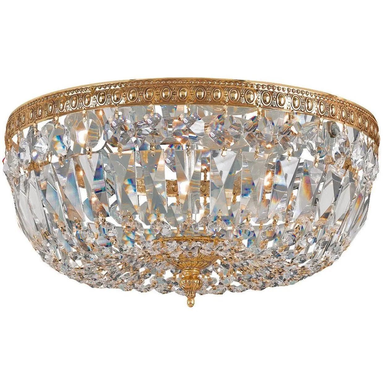Crystorama - Ceiling Mount Three Light Ceiling Mount - 712-OB-CL-S - Canada Light Shop