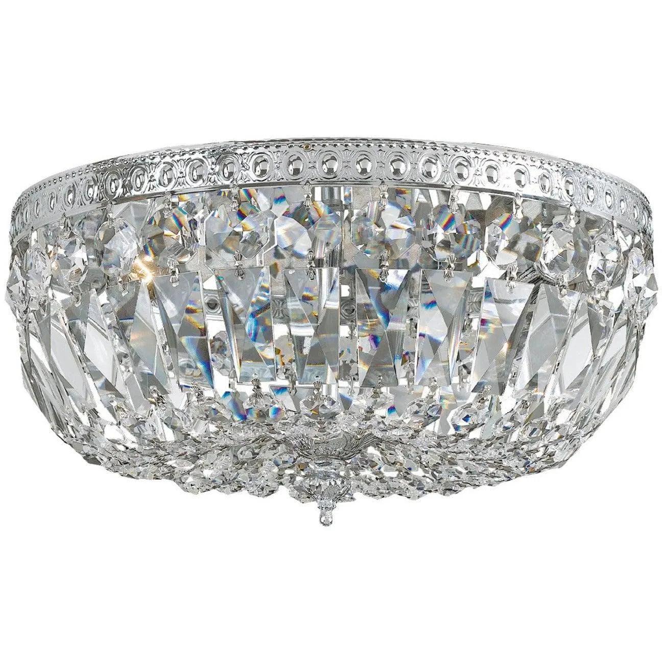 Crystorama - Ceiling Mount Three Light Ceiling Mount - 714-CH-CL-SAQ - Canada Light Shop