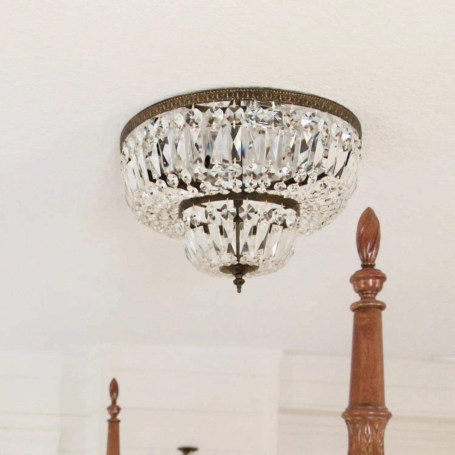 Crystorama - Ceiling Mount Three Light Ceiling Mount - 716-CH-CL-MWP - Canada Light Shop