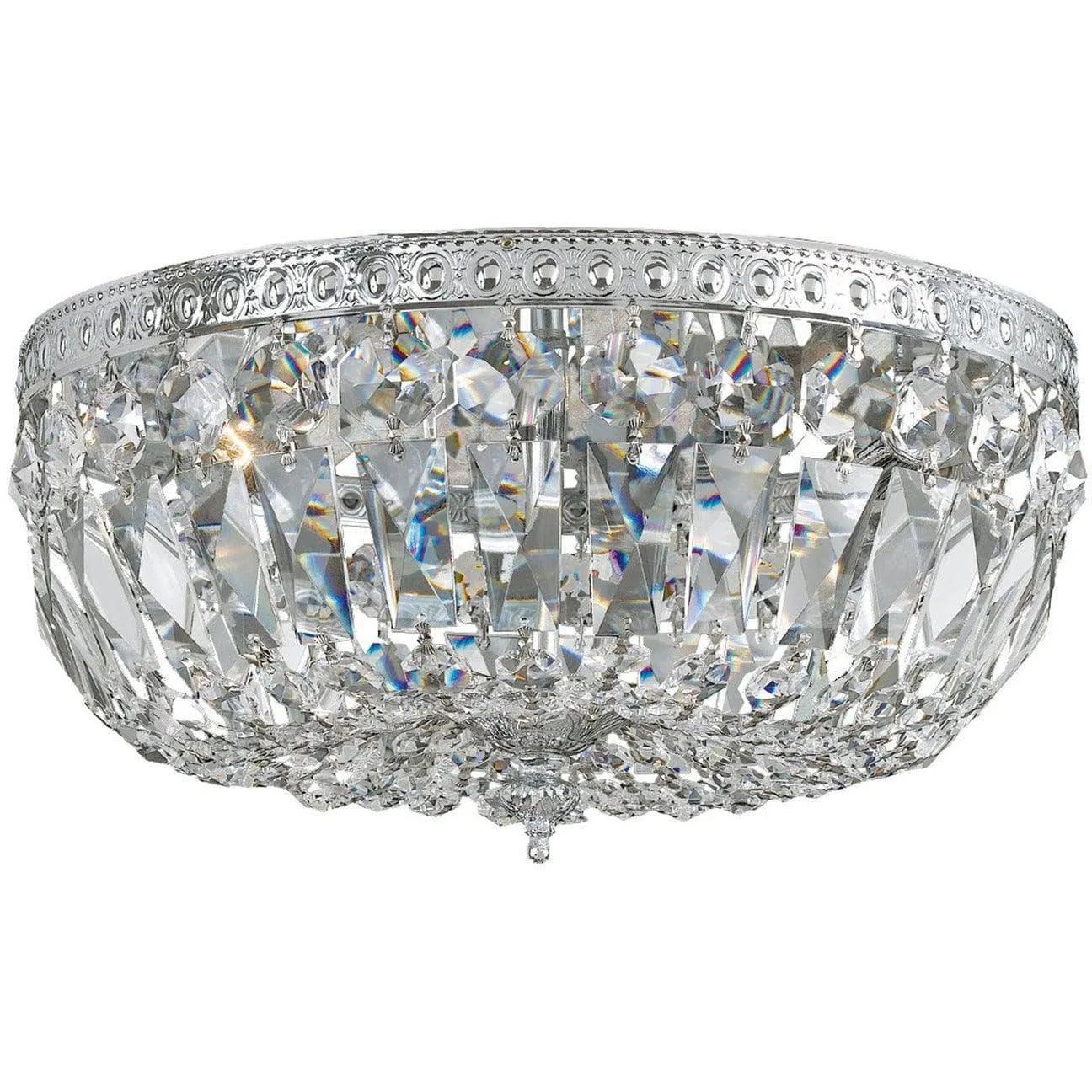 Crystorama - Ceiling Mount Three Light Ceiling Mount - 716-CH-CL-S - Canada Light Shop