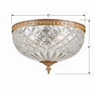 Crystorama - Ceiling Mount Two Light Ceiling Mount - 117-10-CH - Canada Light Shop