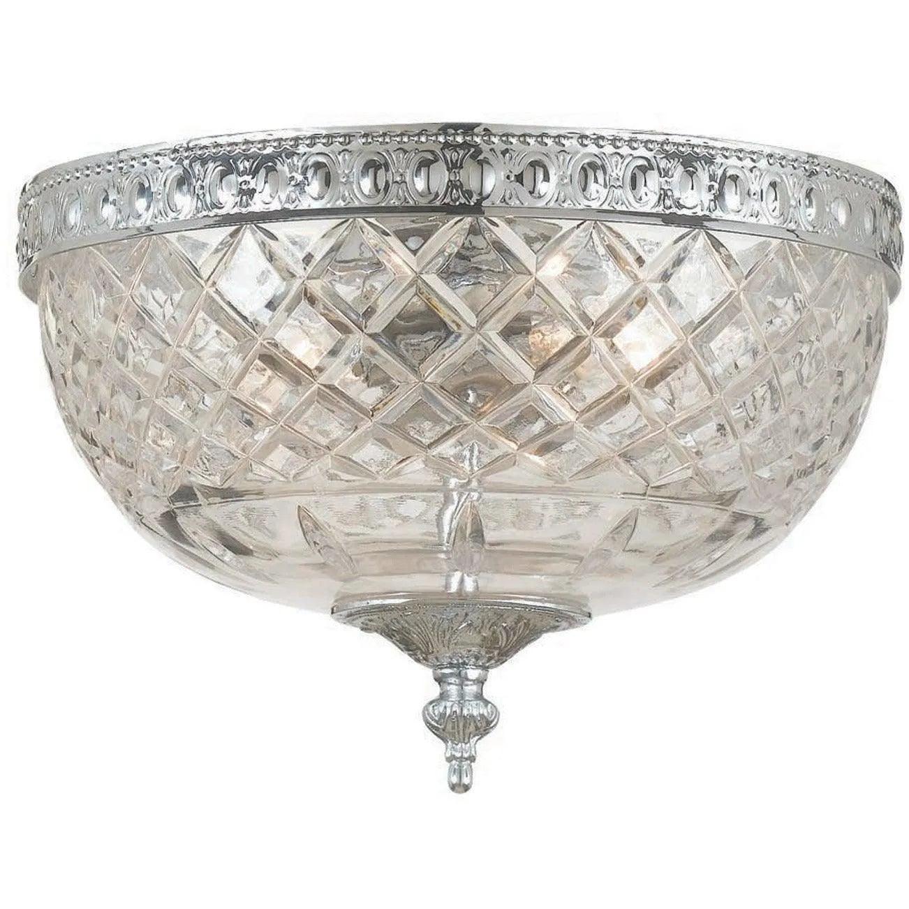 Crystorama - Ceiling Mount Two Light Ceiling Mount - 117-8-CH - Canada Light Shop