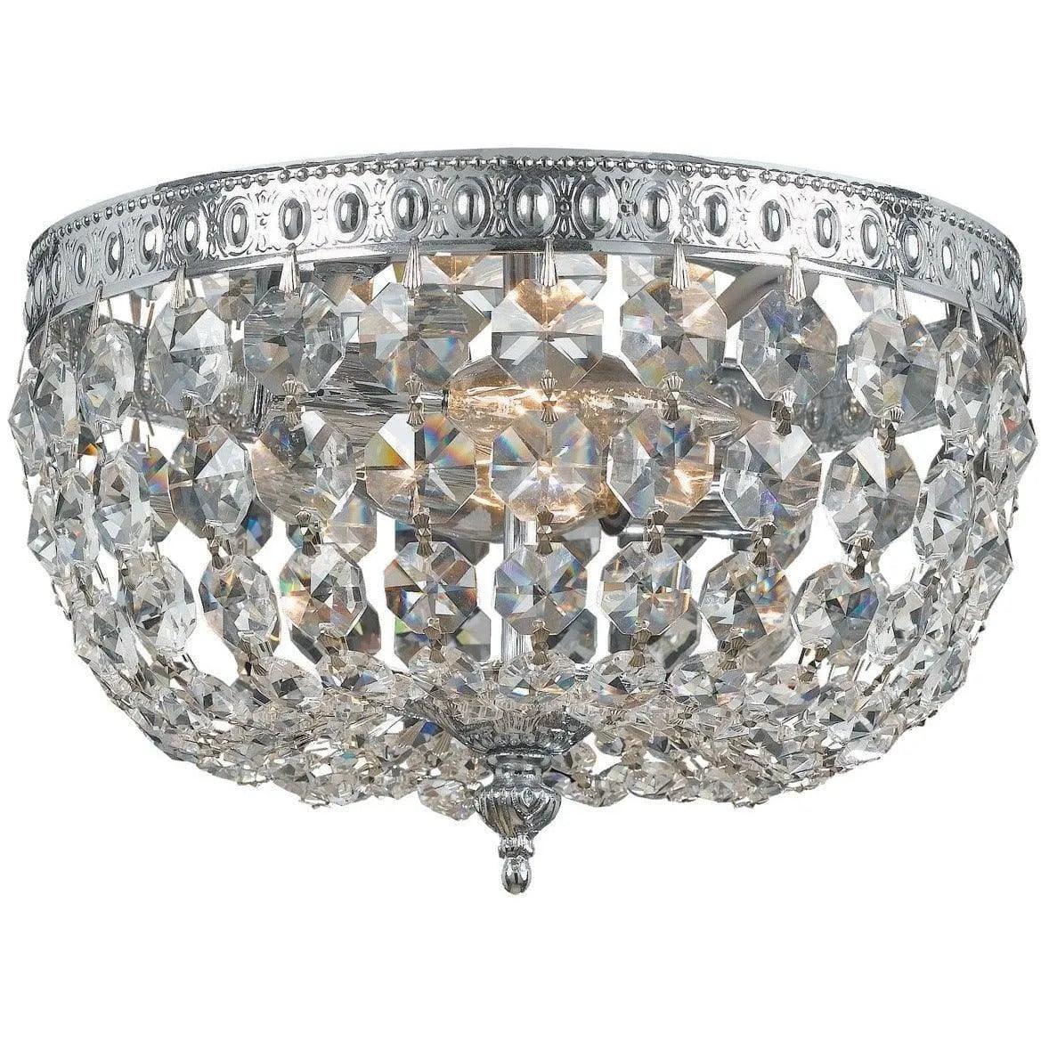 Crystorama - Ceiling Mount Two Light Ceiling Mount - 710-CH-CL-MWP - Canada Light Shop