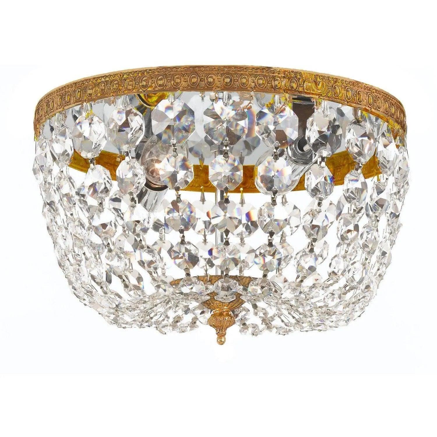 Crystorama - Ceiling Mount Two Light Ceiling Mount - 710-OB-CL-I - Canada Light Shop