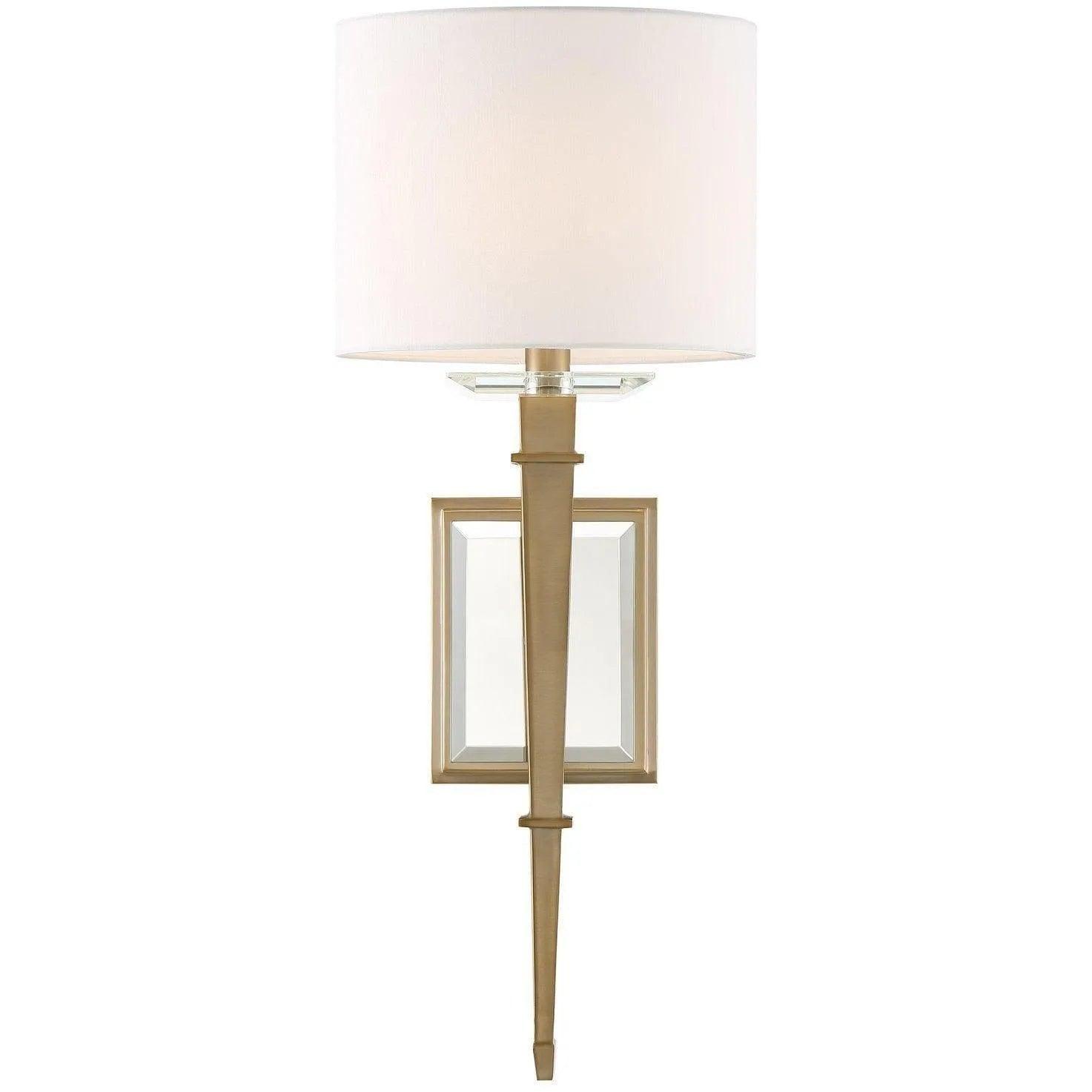 Crystorama - Clifton One Light Wall Mount - CLI-231-AG - Canada Light Shop