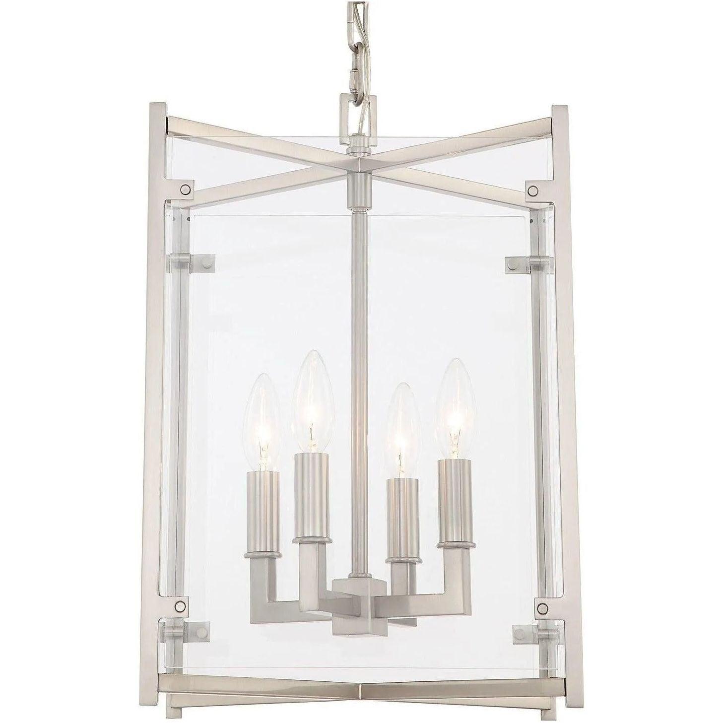 Crystorama - Danbury Four Light Chandelier - DAN-8796-BN - Canada Light Shop