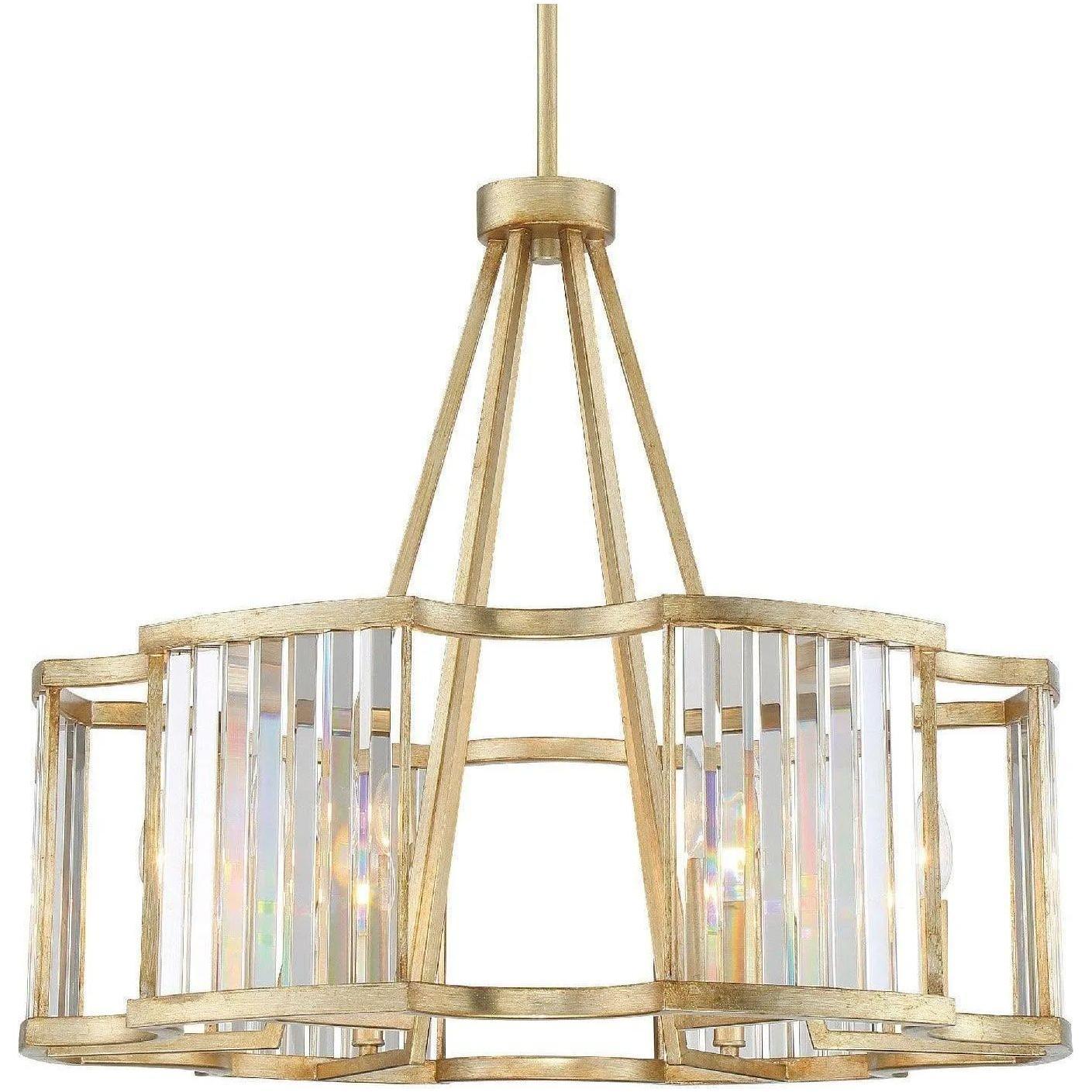 Crystorama - Darcy Six Light Pendant - DAR-1016-DT - Canada Light Shop