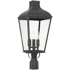 Crystorama - Dumont Three Light Outdoor Lantern Post - DUM-9807-GE - Canada Light Shop