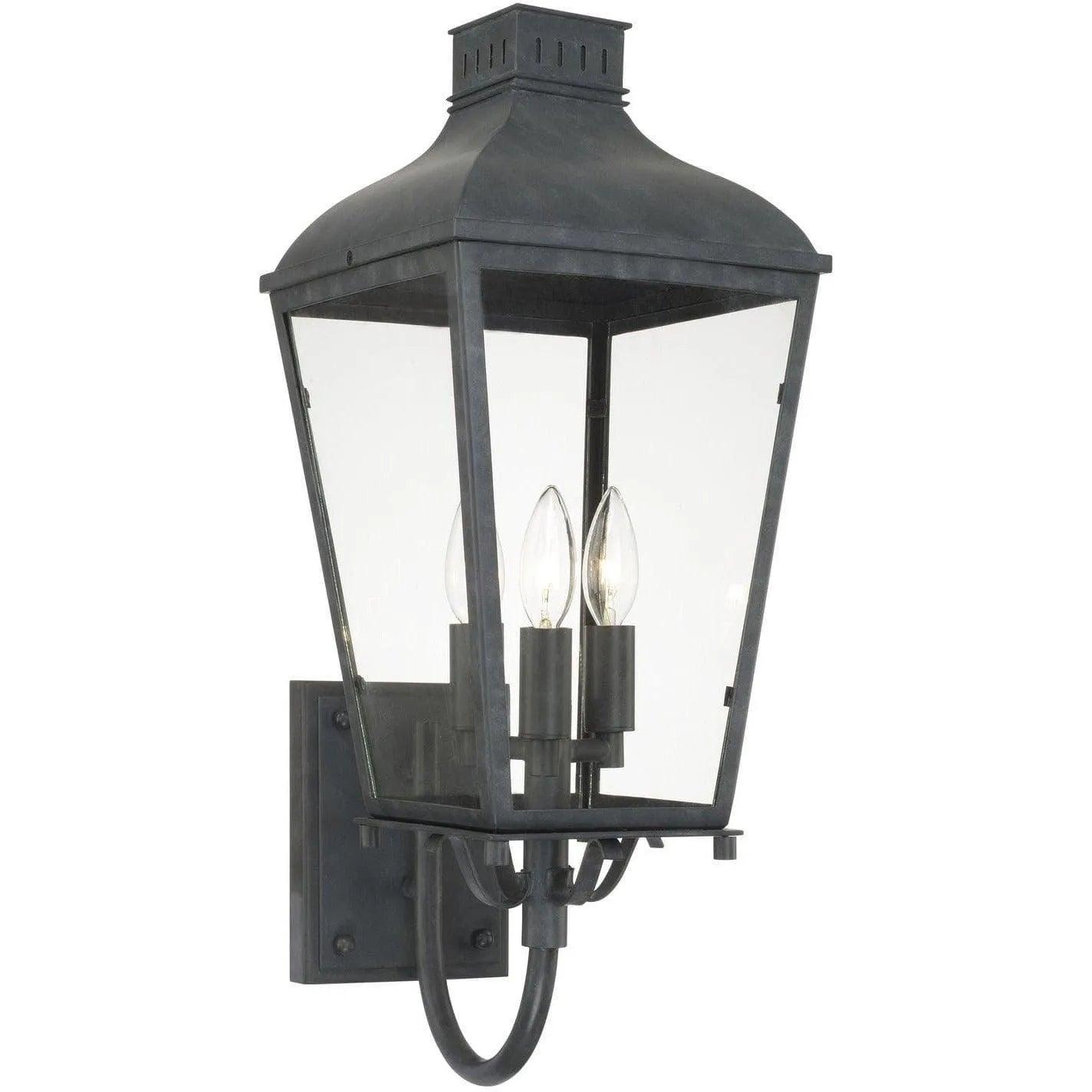 Crystorama - Dumont Three Light Outdoor Wall Mount - DUM-9802-GE - Canada Light Shop