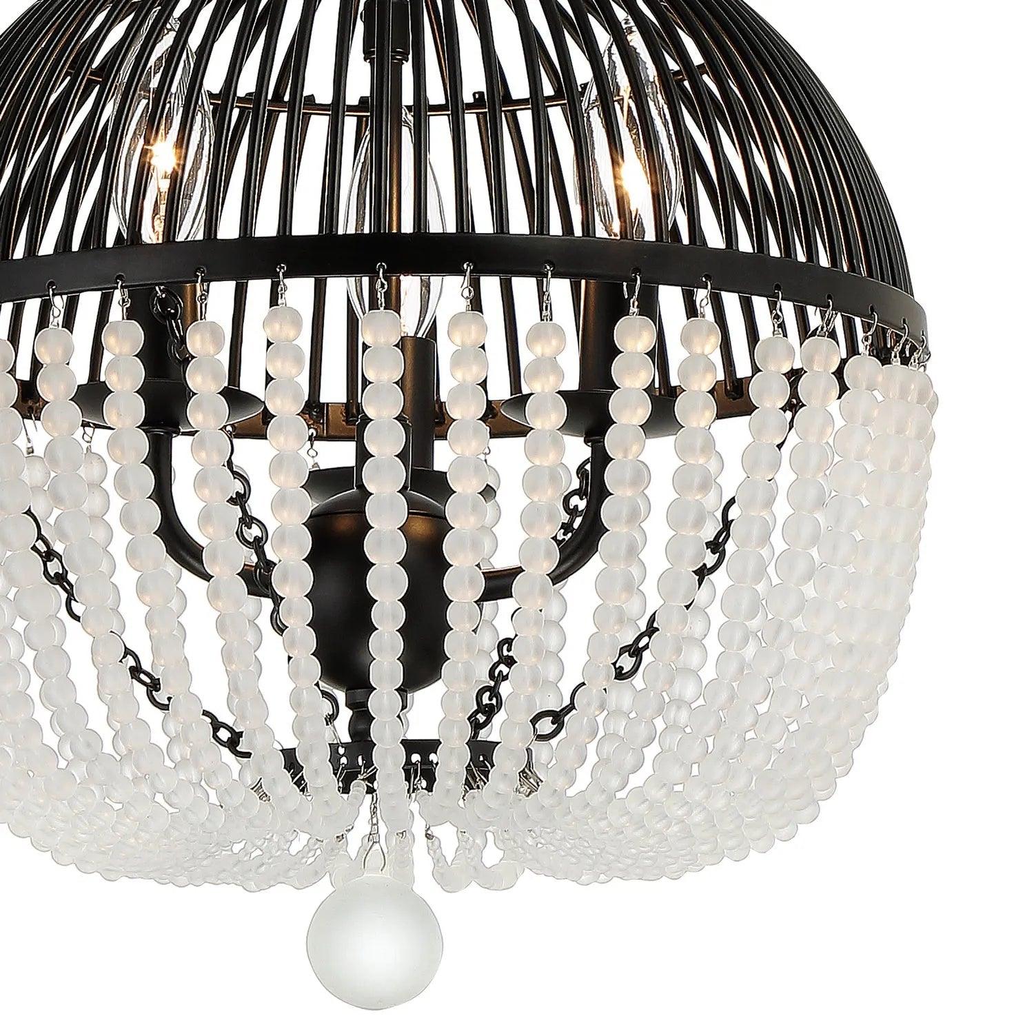 Crystorama - Duval Three Light Mini Chandelier - DUV-623-GA - Canada Light Shop