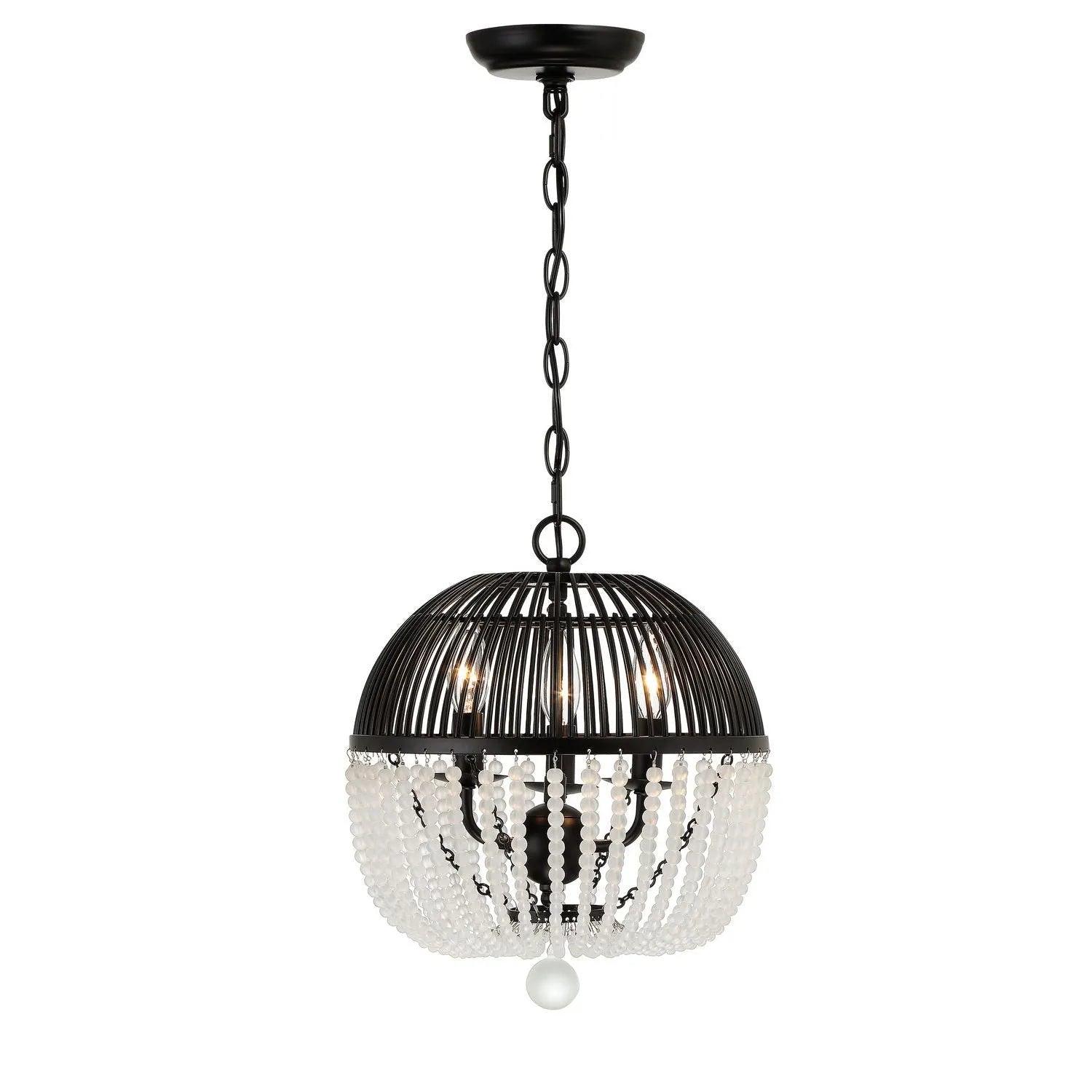 Crystorama - Duval Three Light Mini Chandelier - DUV-623-MK - Canada Light Shop