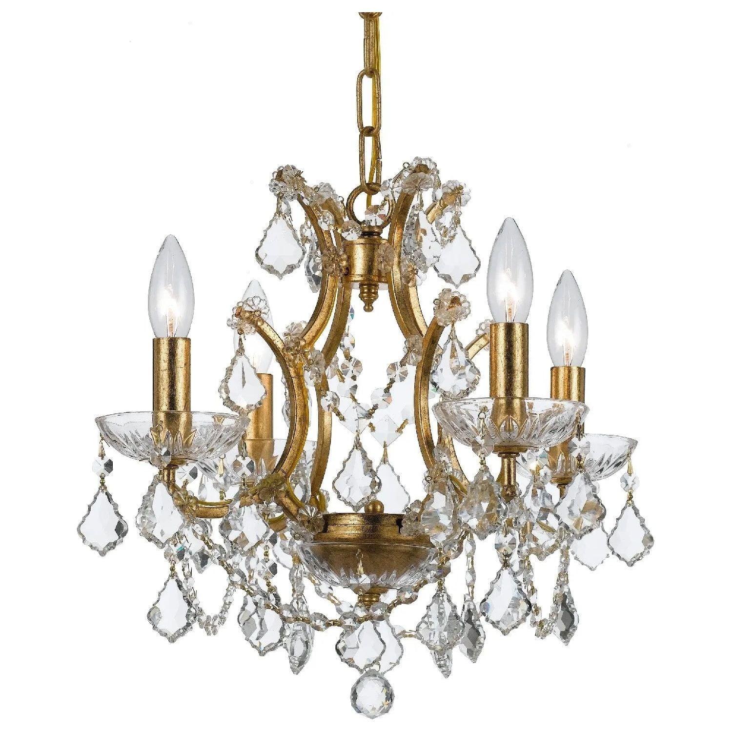 Crystorama - Filmore Mini Chandelier - 4454-GA-CL-SAQ - Canada Light Shop