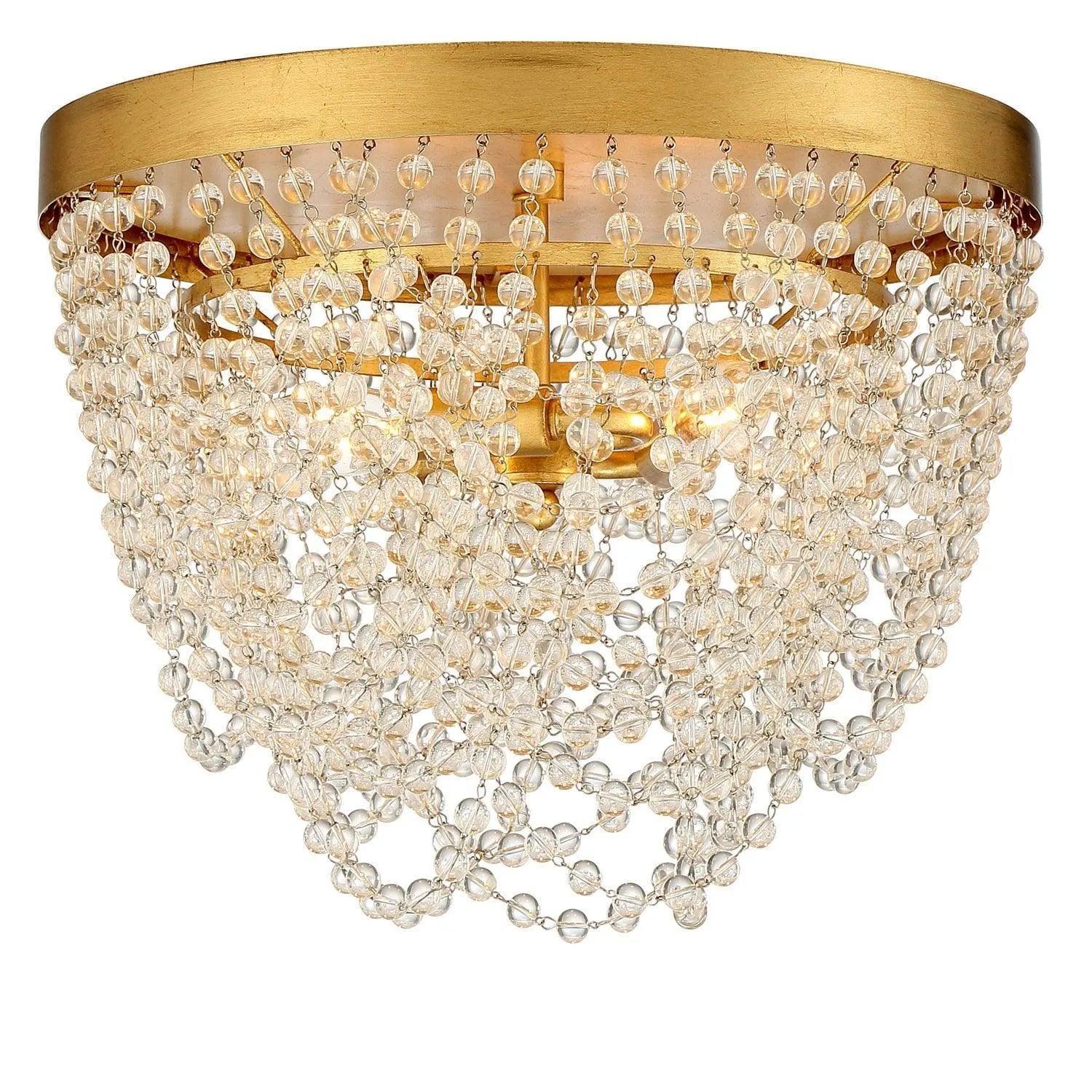Crystorama - Fiona Ceiling Mount - FIO-A9103-GA-CL - Canada Light Shop
