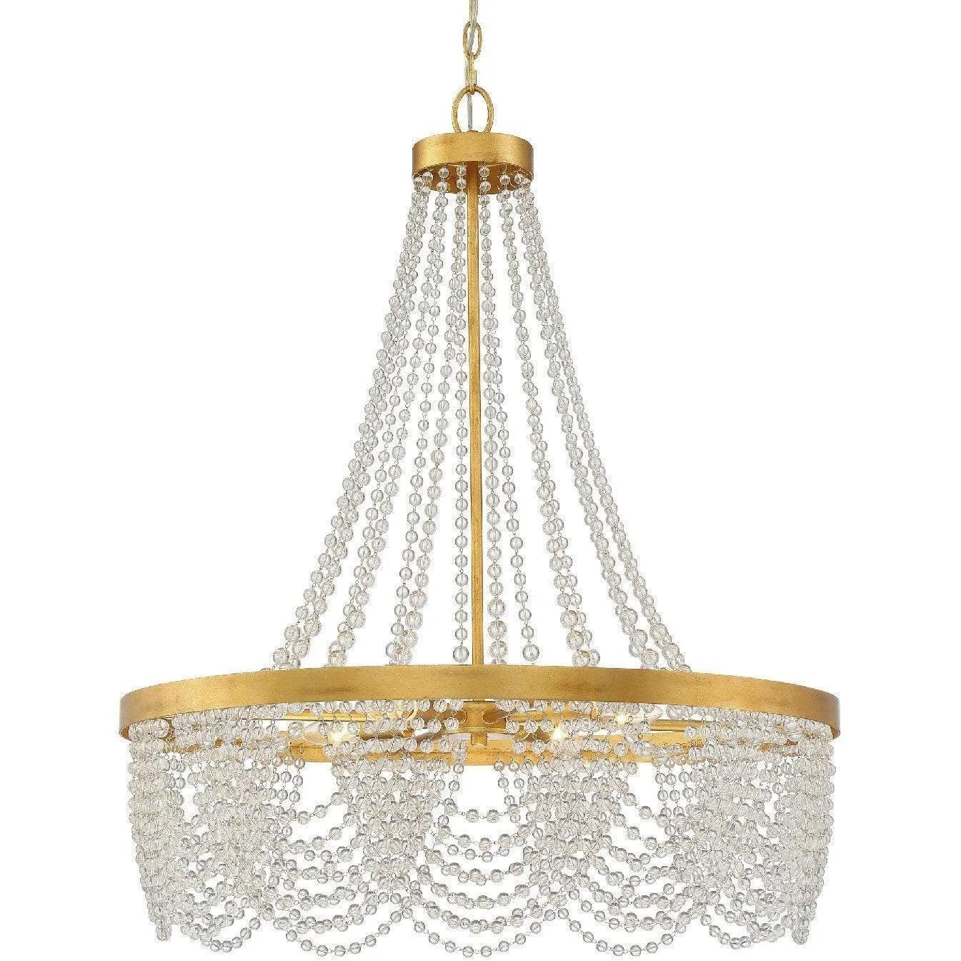 Crystorama - Fiona Four Light Chandelier - FIO-A9104-GA-CL - Canada Light Shop