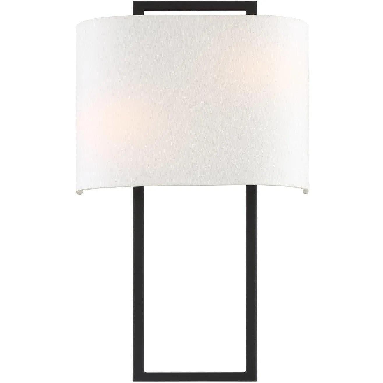 Crystorama - Fremont Two Light Wall Mount - FRE-422-BF - Canada Light Shop