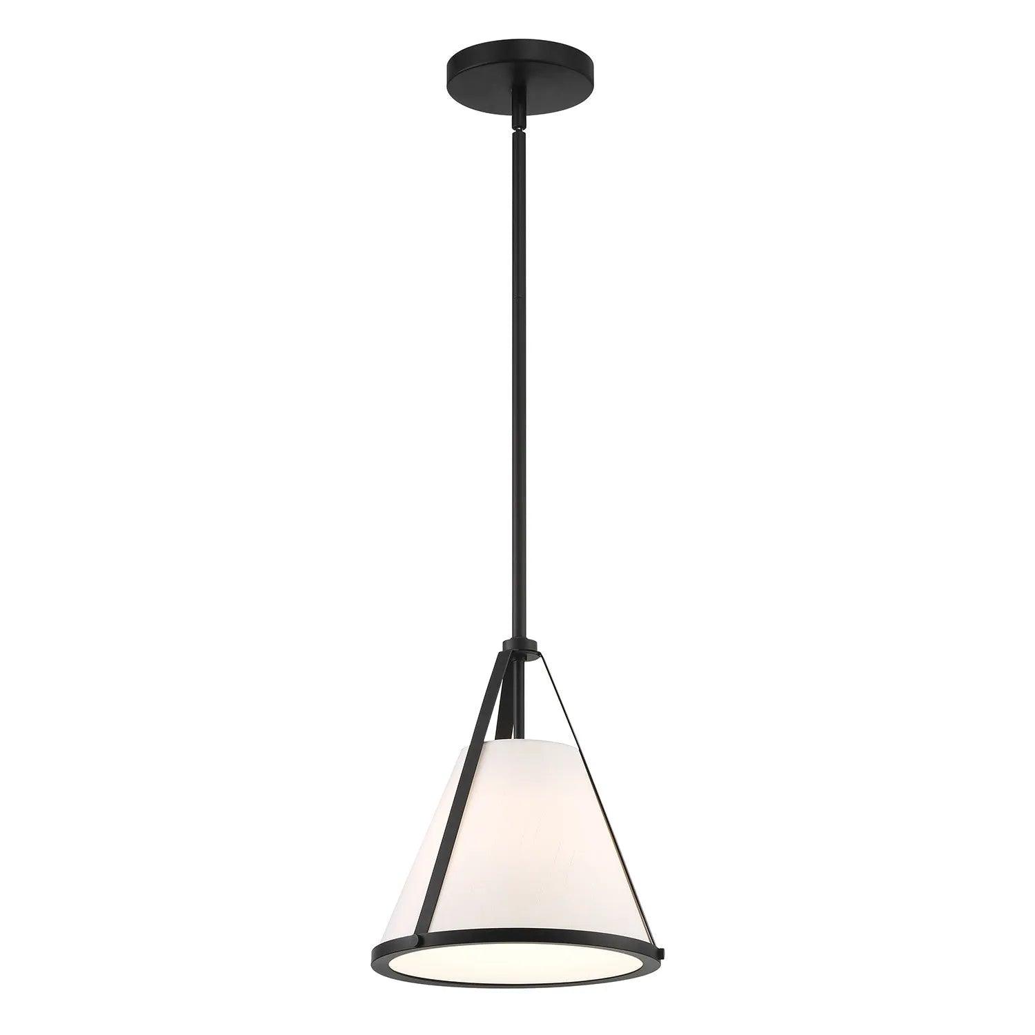 Crystorama - Fulton Pendant - FUL-900-BK - Canada Light Shop