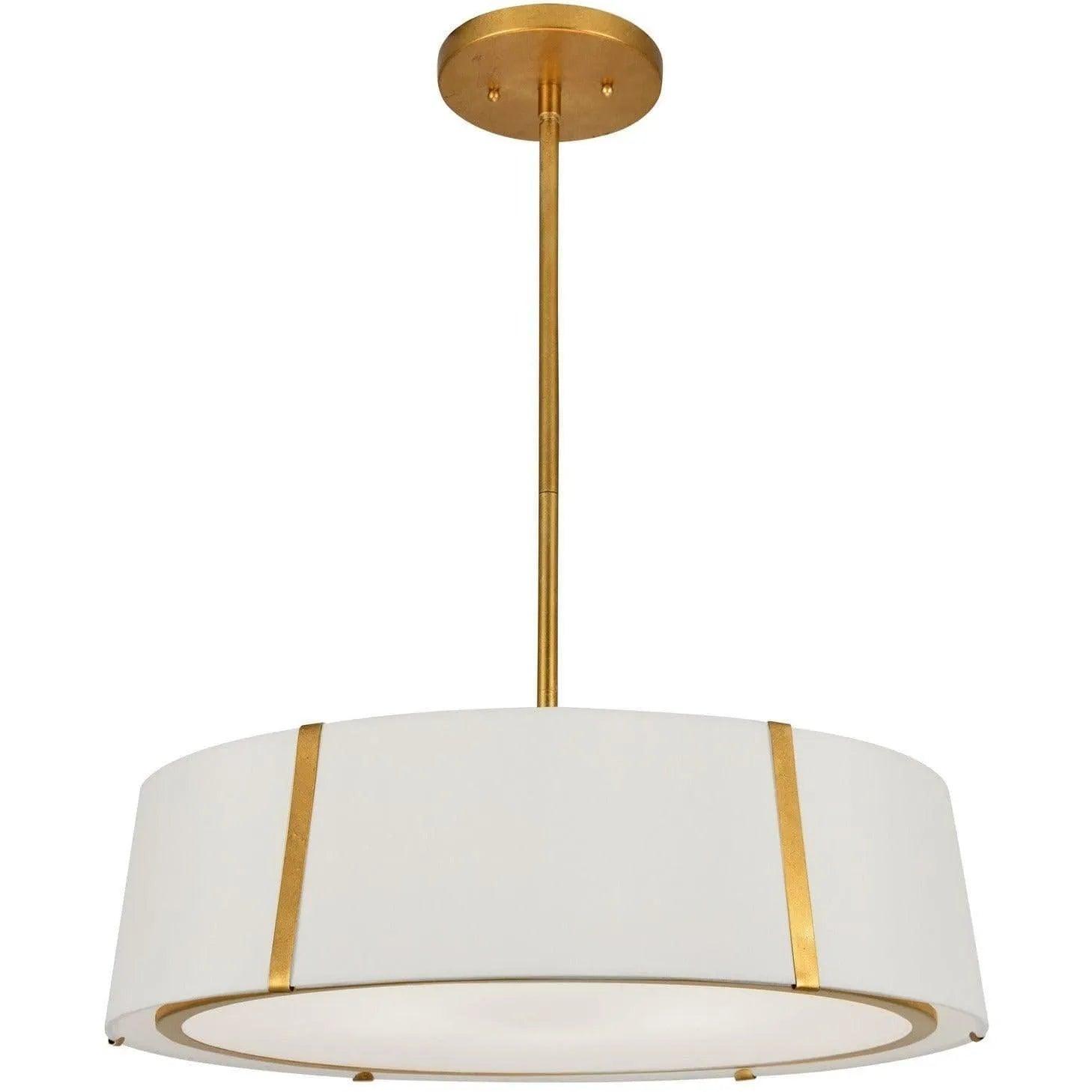 Crystorama - Fulton Six Light Chandelier - FUL-907-GA - Canada Light Shop