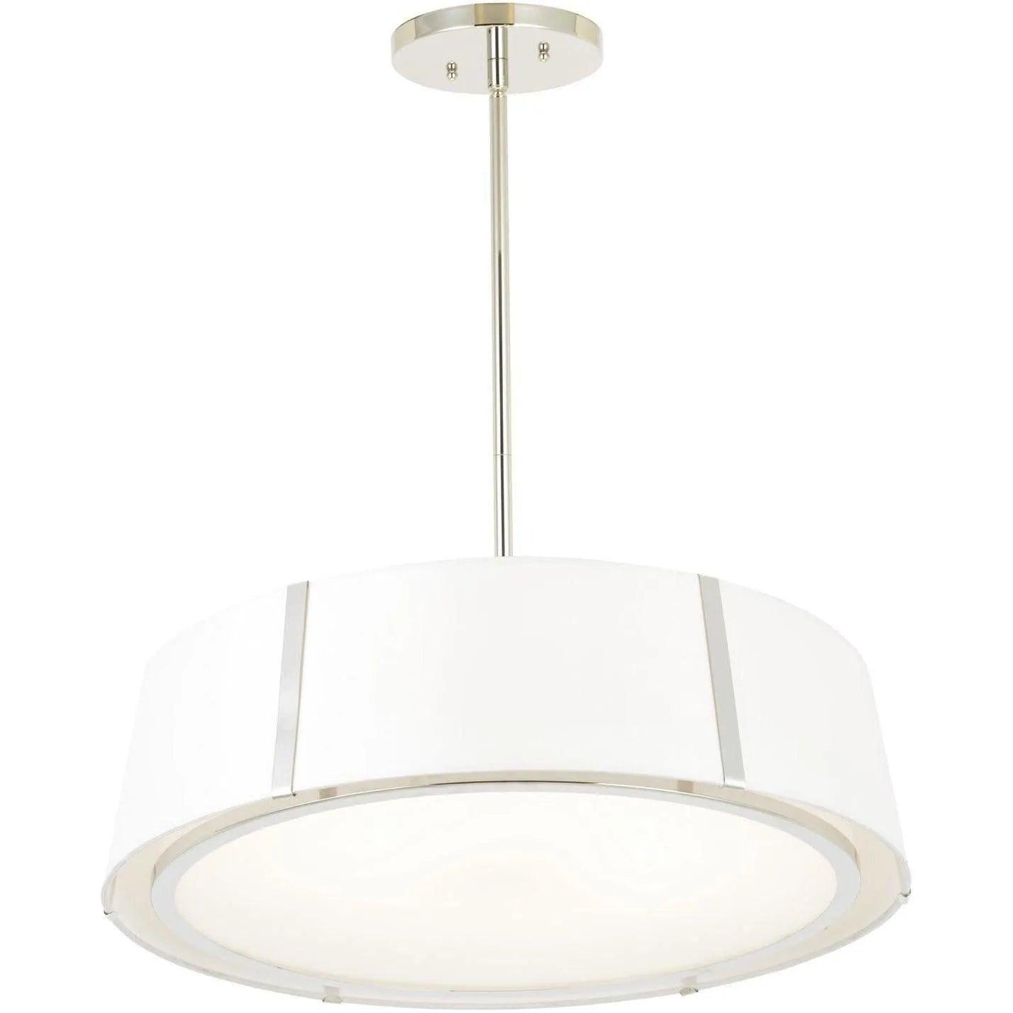 Crystorama - Fulton Six Light Chandelier - FUL-907-PN - Canada Light Shop