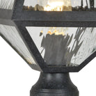 Crystorama - Glacier One Light Outdoor Lantern Post - GLA-9707-OP-BC - Canada Light Shop