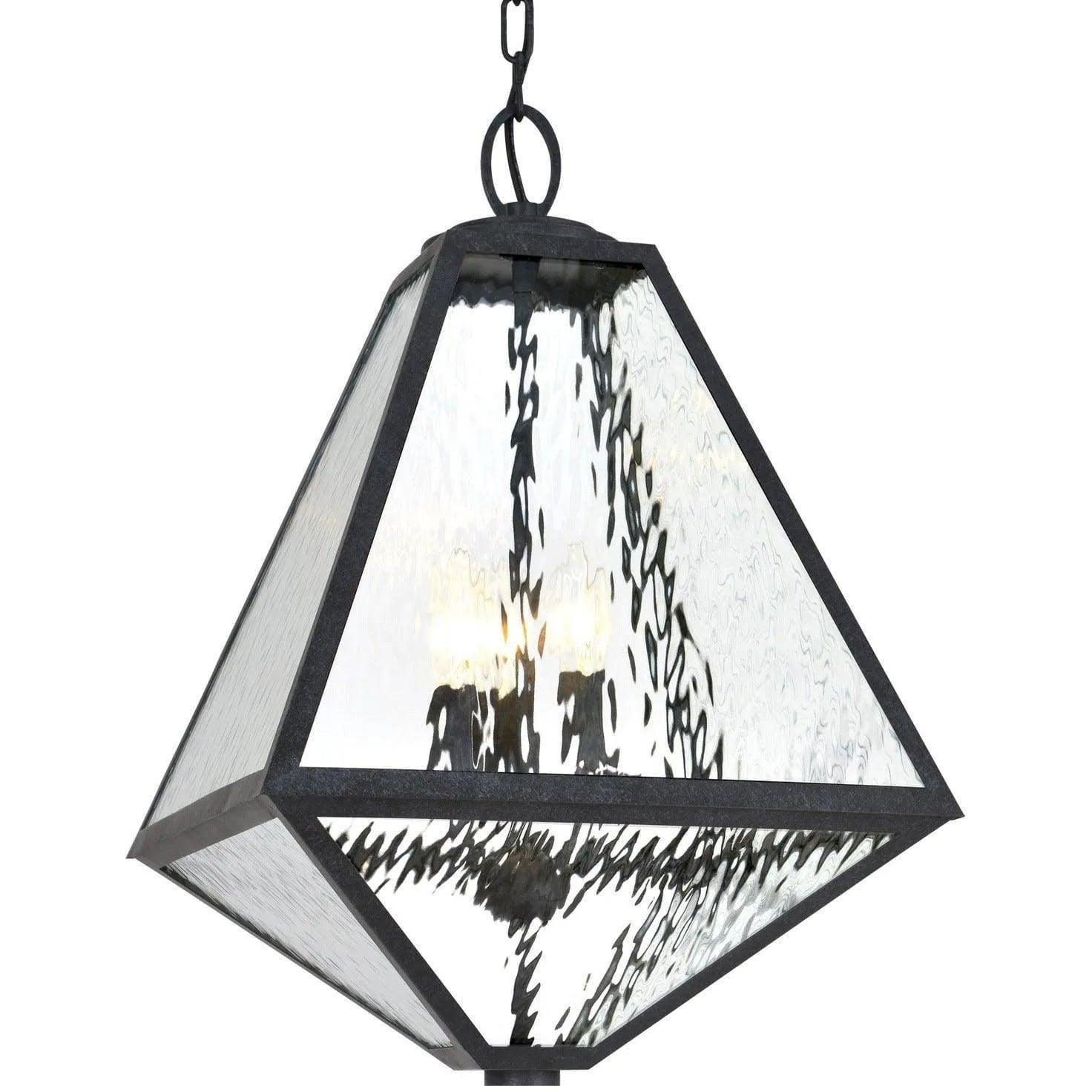 Crystorama - Glacier Three Light Outdoor Chandelier - GLA-9705-WT-BC - Canada Light Shop