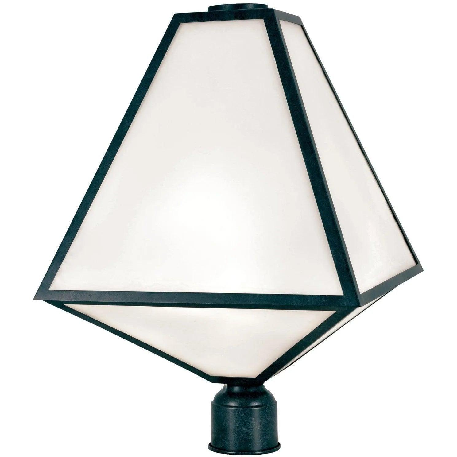 Crystorama - Glacier Three Light Outdoor Lantern Post - GLA-9709-OP-BC - Canada Light Shop
