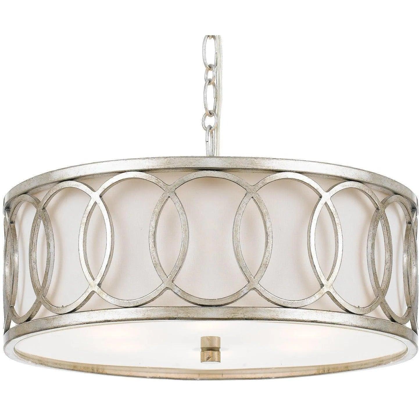 Crystorama - Graham Six Light Chandelier - 287-SA - Canada Light Shop