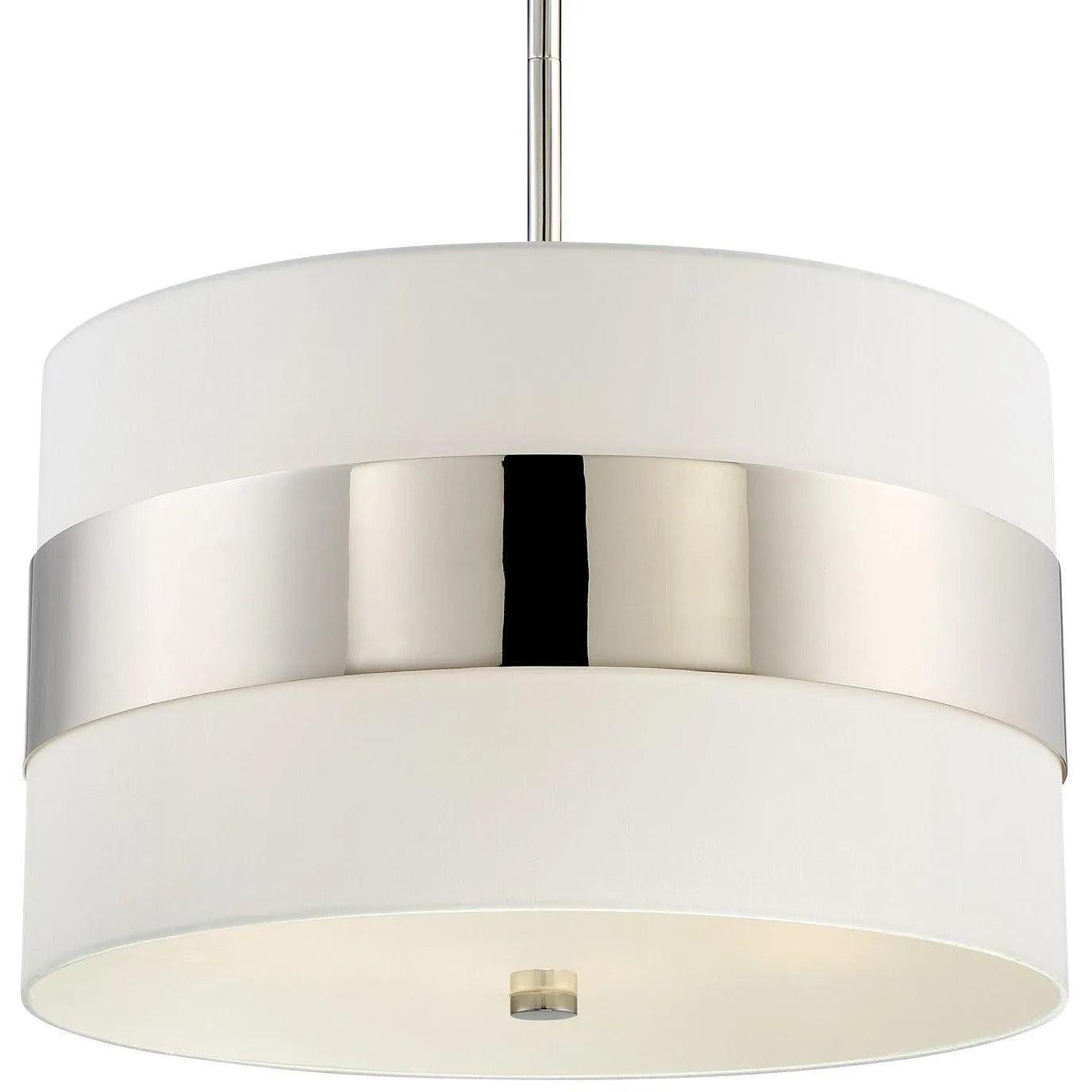 Crystorama - Grayson Five Light Chandelier - 297-PN - Canada Light Shop