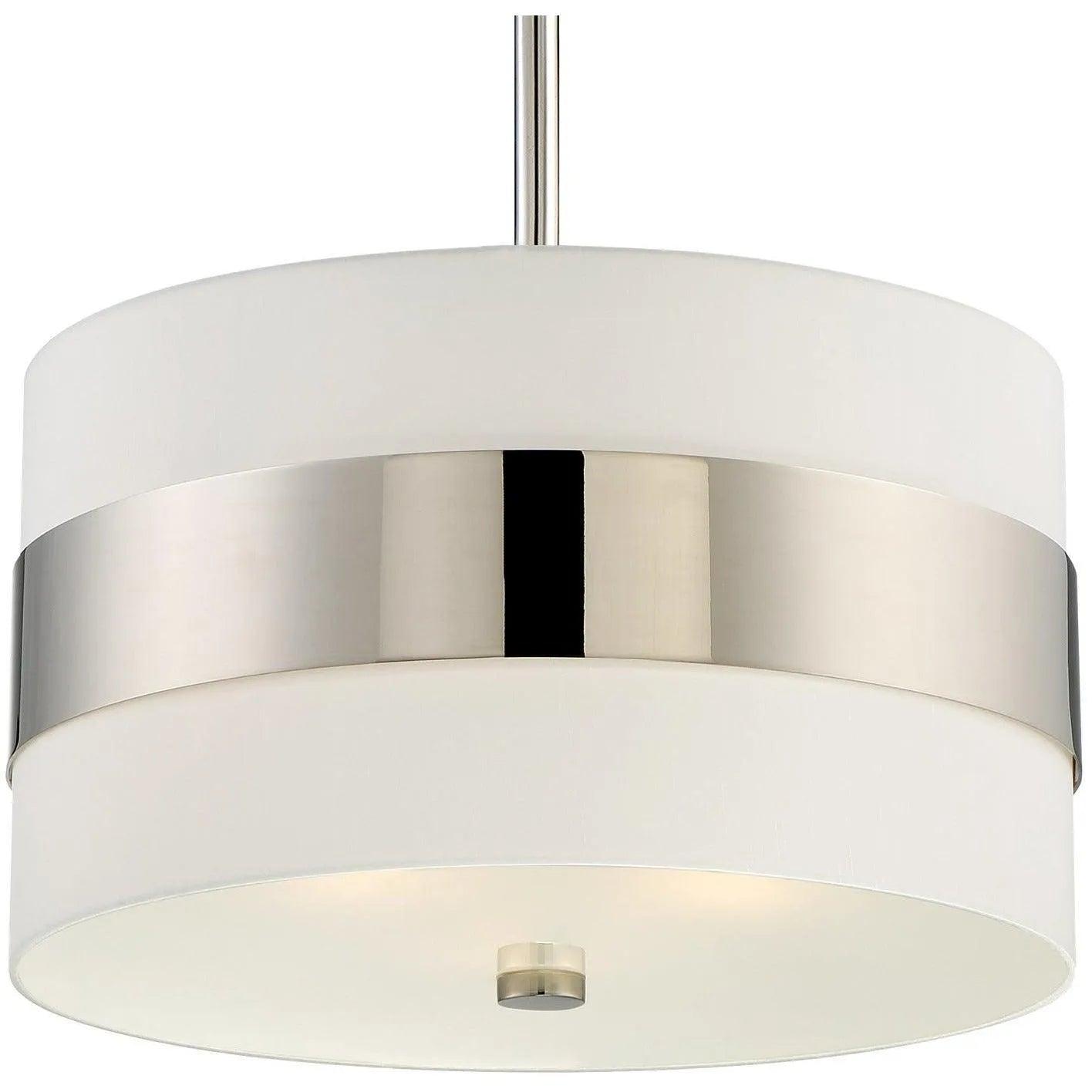 Crystorama - Grayson Three Light Chandelier - 295-PN - Canada Light Shop